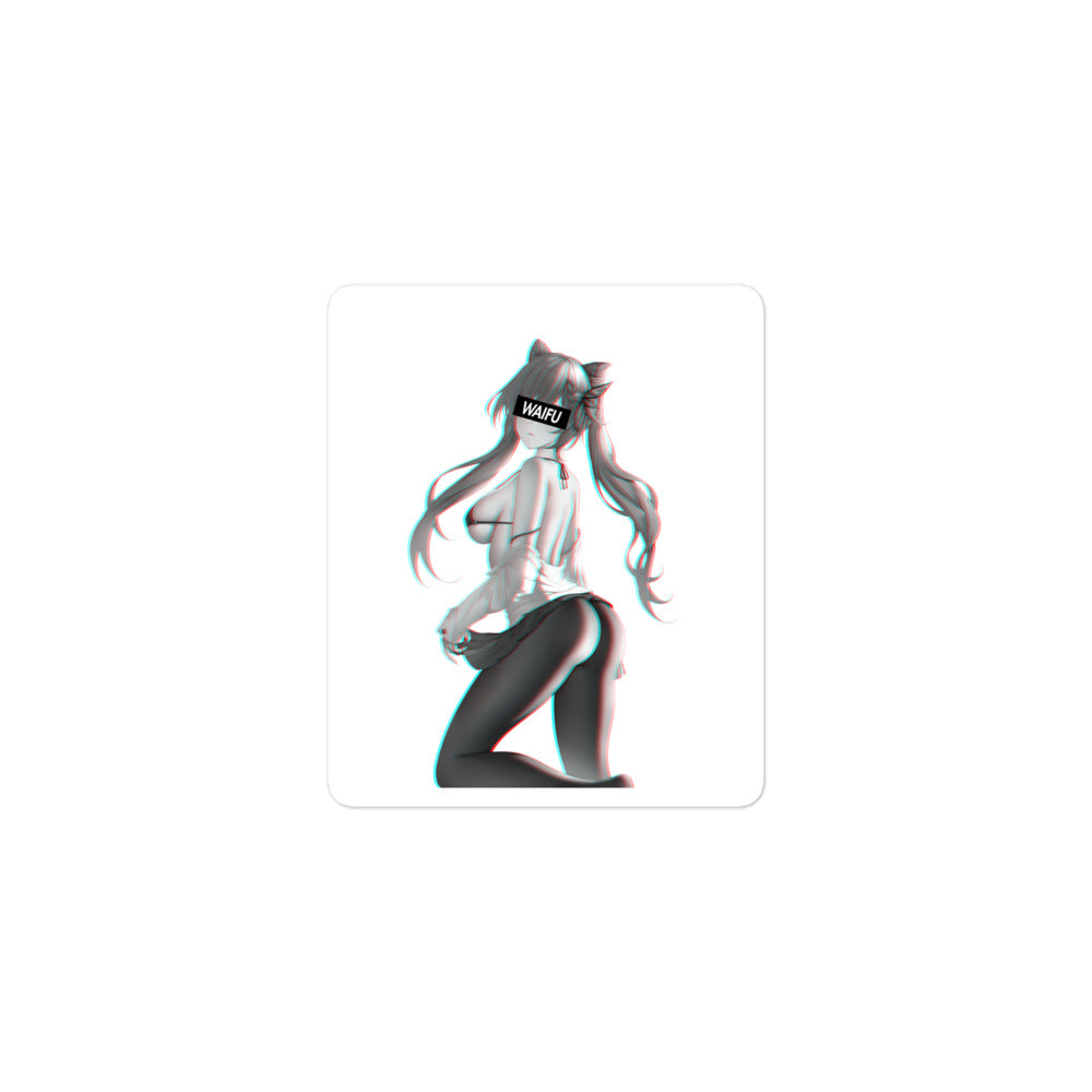 Keqing Waifu Material #008 Kiss Cut Premium Sticker