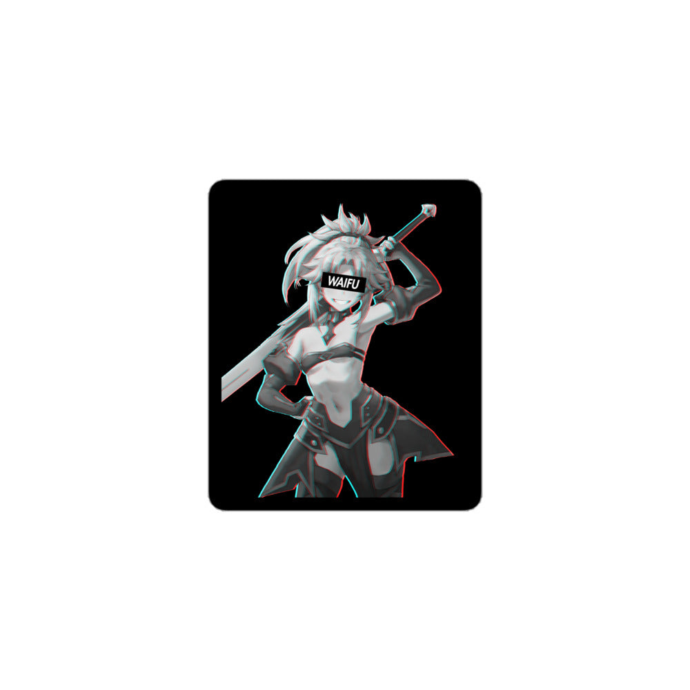 Mordred Waifu Material - Black Edition #002 Kiss Cut Premium Sticker