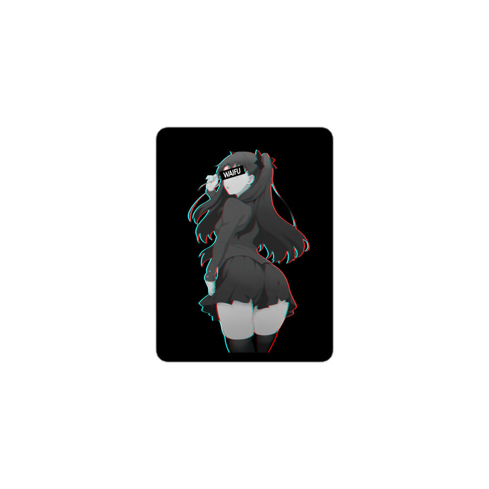 Rin Waifu Material - Black Edition #002 Kiss Cut Premium Sticker