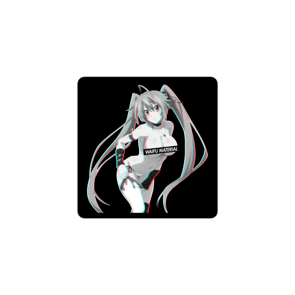 Irina Waifu Material - Black Edition #001 Kiss Cut Premium Sticker