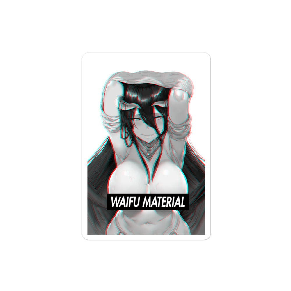 Albedo Waifu Material #001 Kiss Cut Premium Sticker