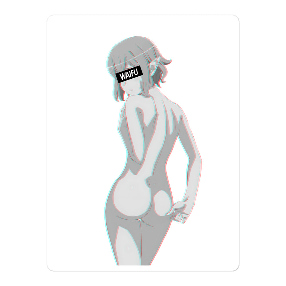 Ryuu Waifu Material #005 Kiss Cut Premium Sticker