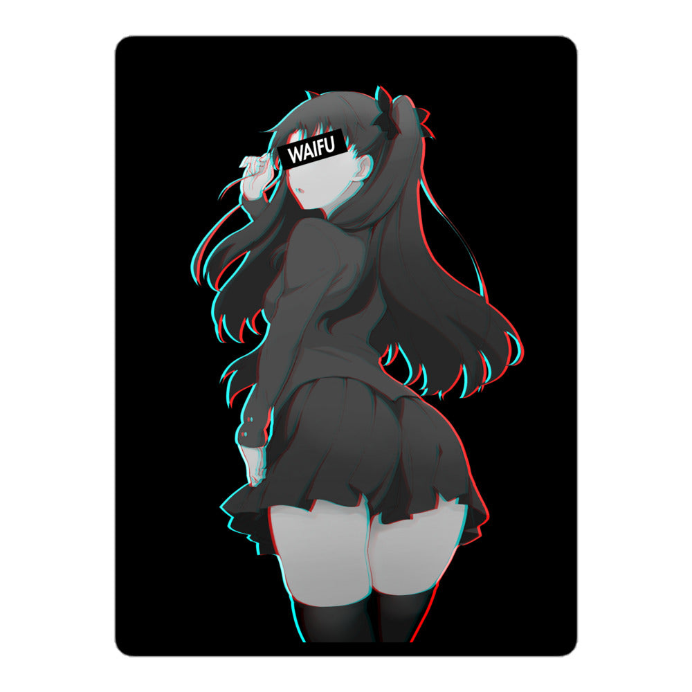 Rin Waifu Material - Black Edition #002 Kiss Cut Premium Sticker