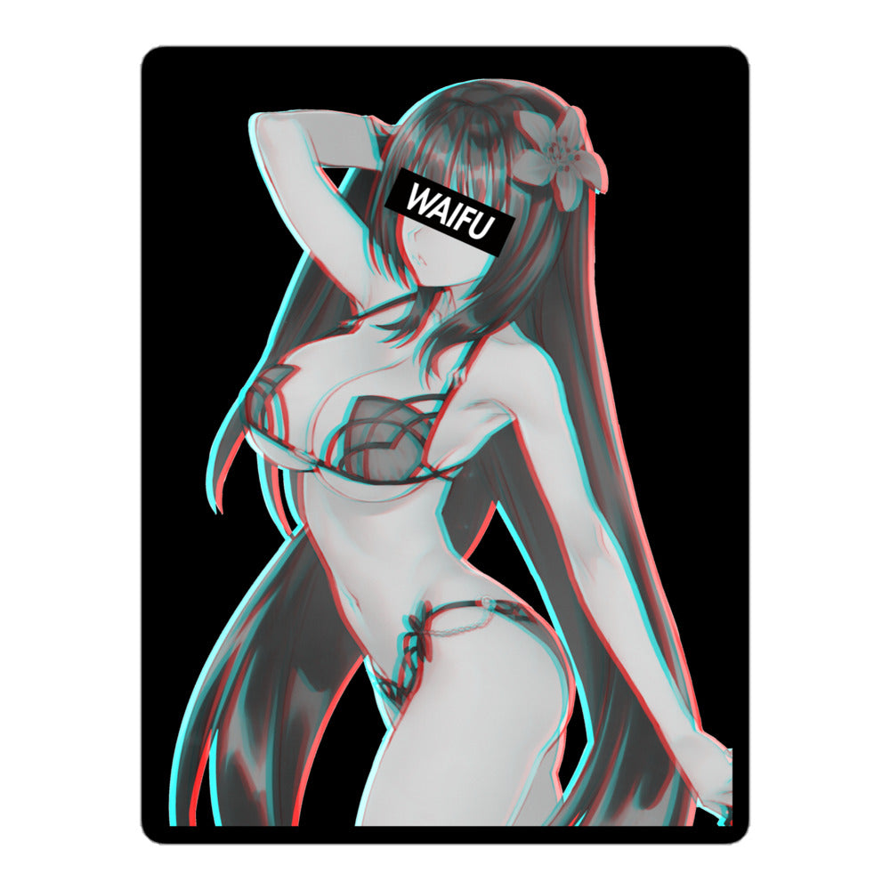 Scathach Waifu Material - Black Edition #004 Kiss Cut Premium Sticker