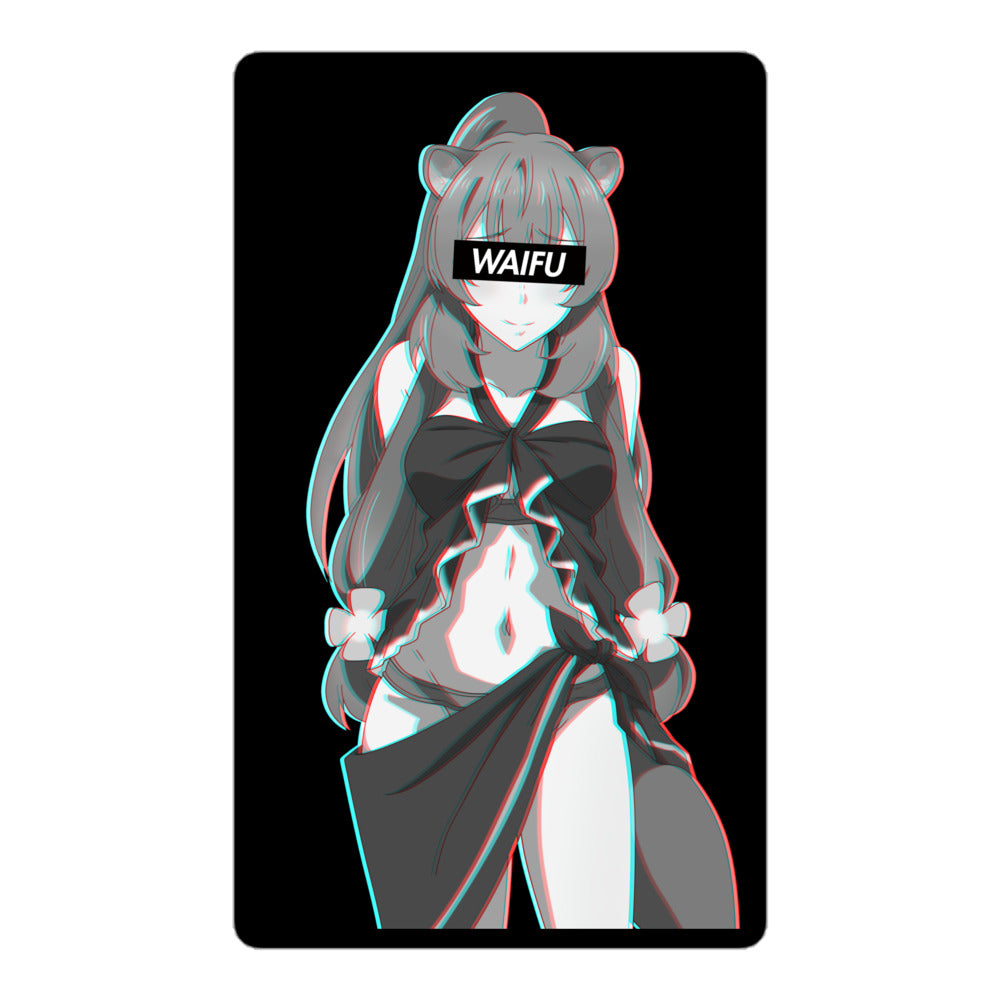 Raphtalia Waifu Material - Black Edition #002 Kiss Cut Premium Sticker