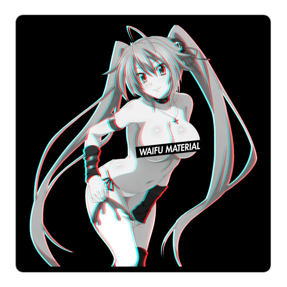 Irina Waifu Material - Black Edition #001 Kiss Cut Premium Sticker