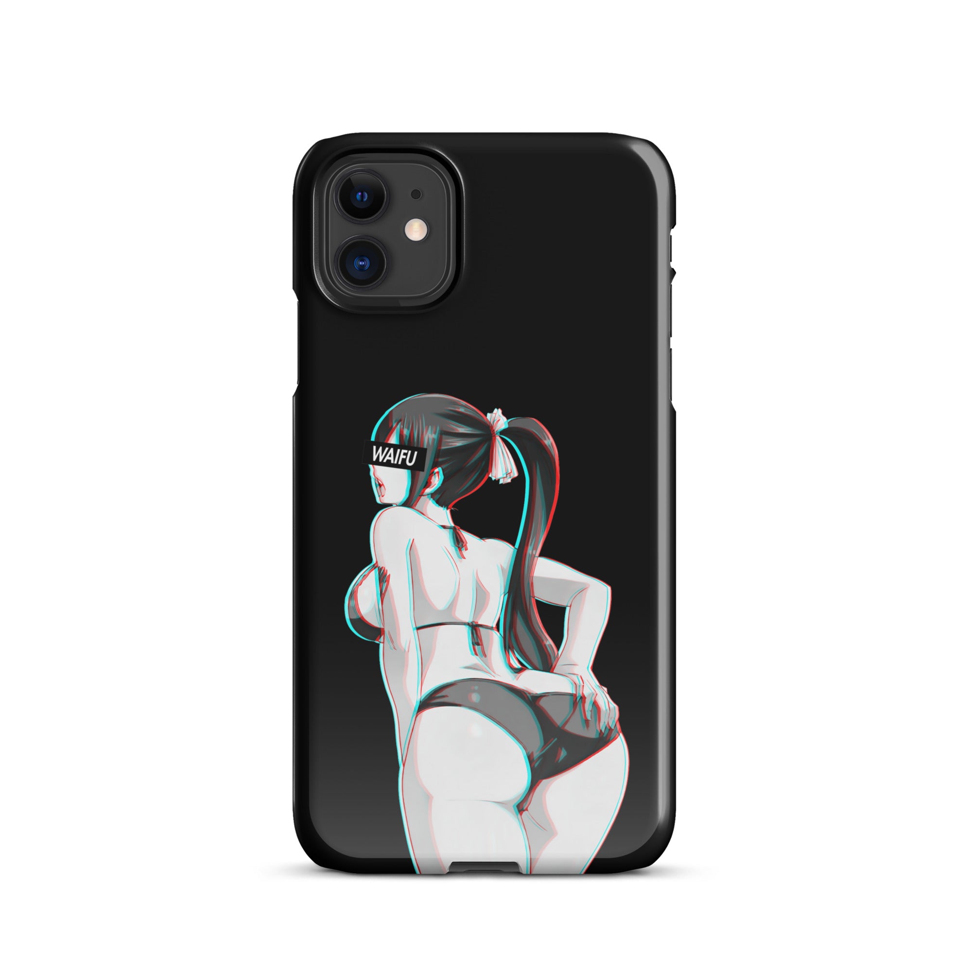 Erza Waifu Material - Black Edition #002 iPhone Premium Case