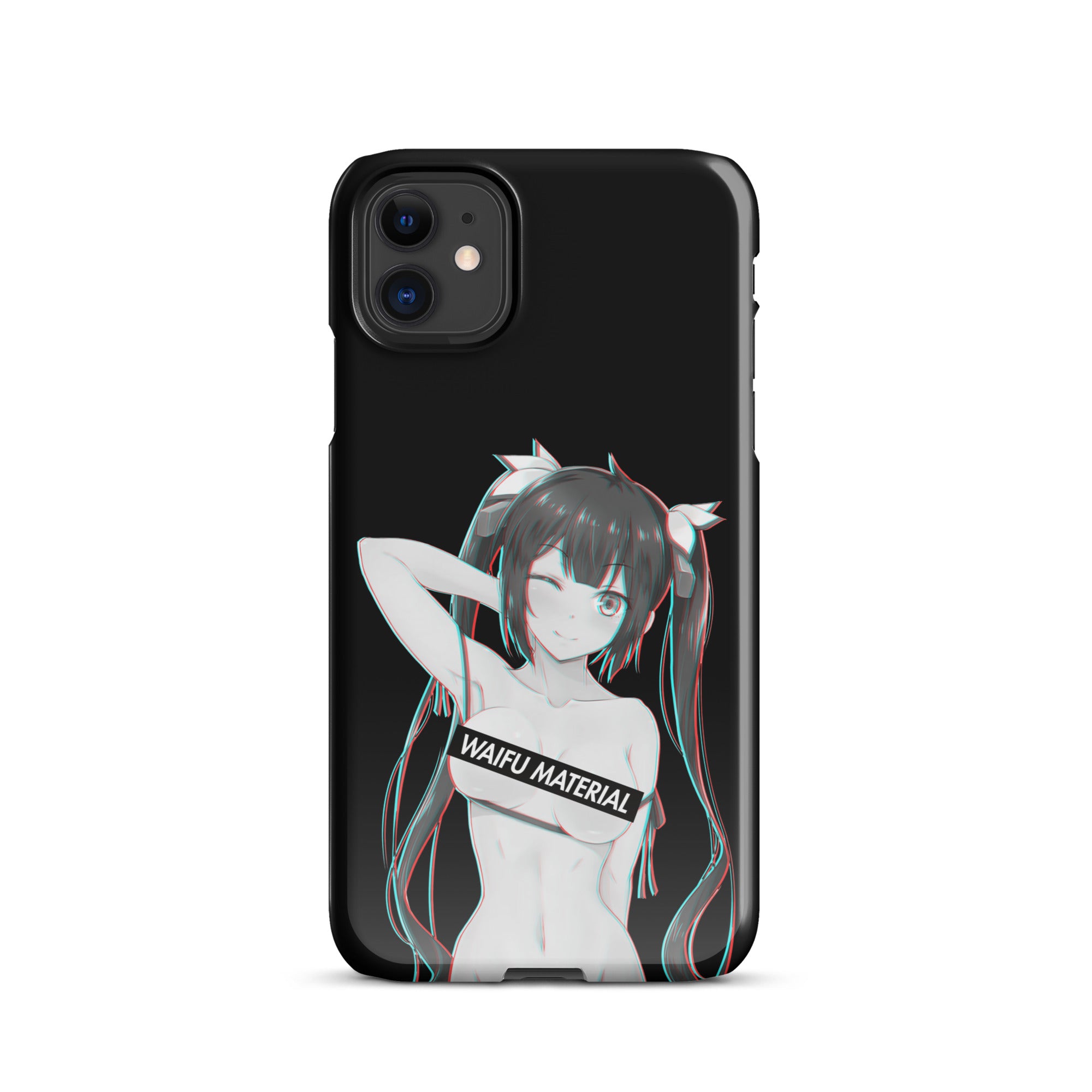 Hestia Waifu Material - Black Edition #001 iPhone Premium Case