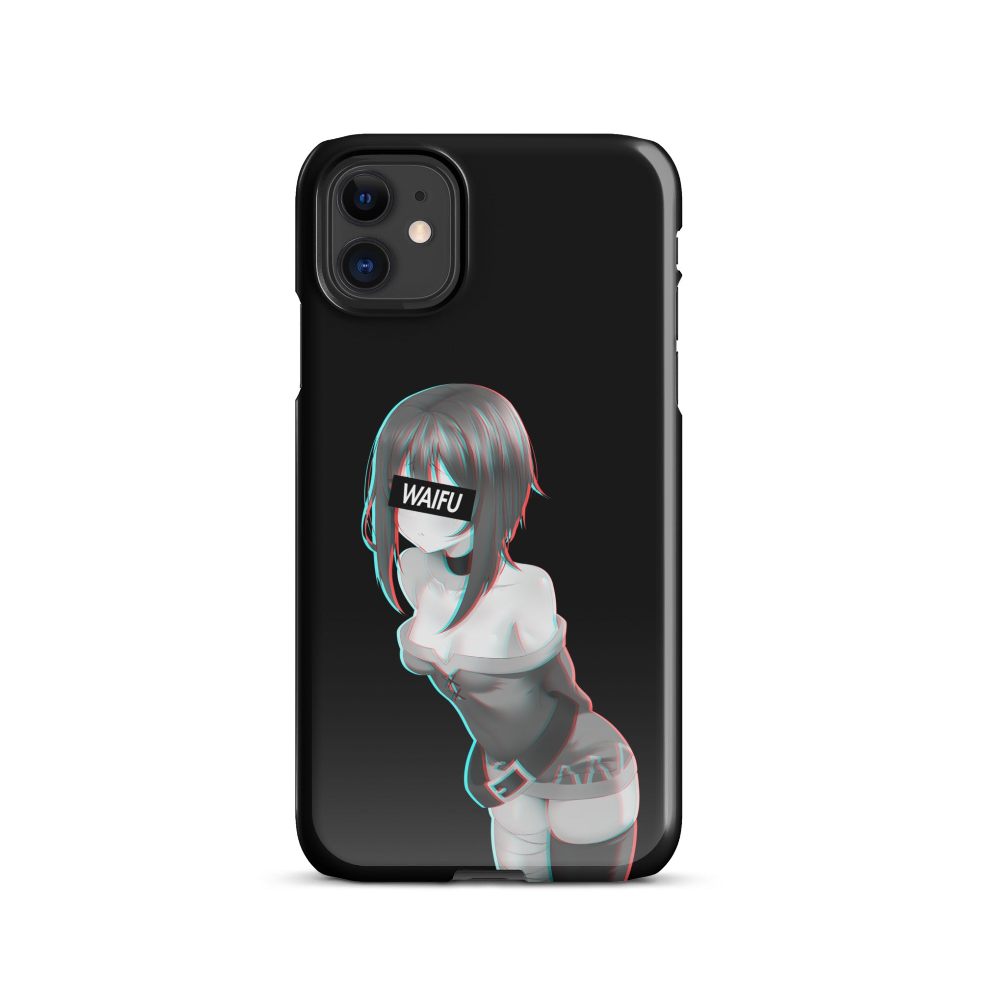 Megumin Waifu Material - Black Edition #001 iPhone Premium Case