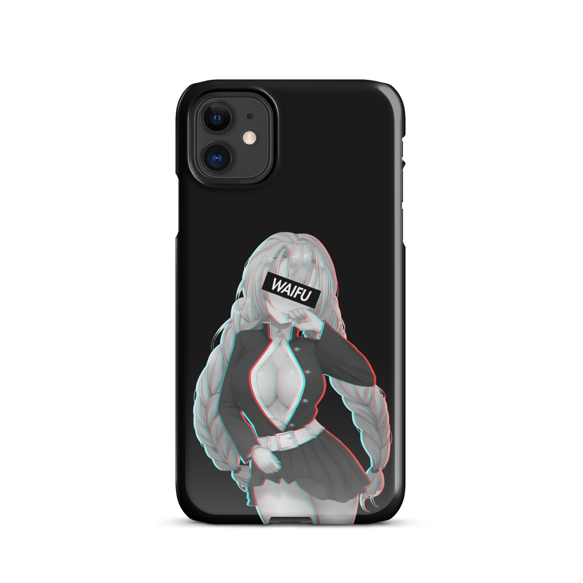 Mitsuri Waifu Material - Black Edition #001 iPhone Premium Case