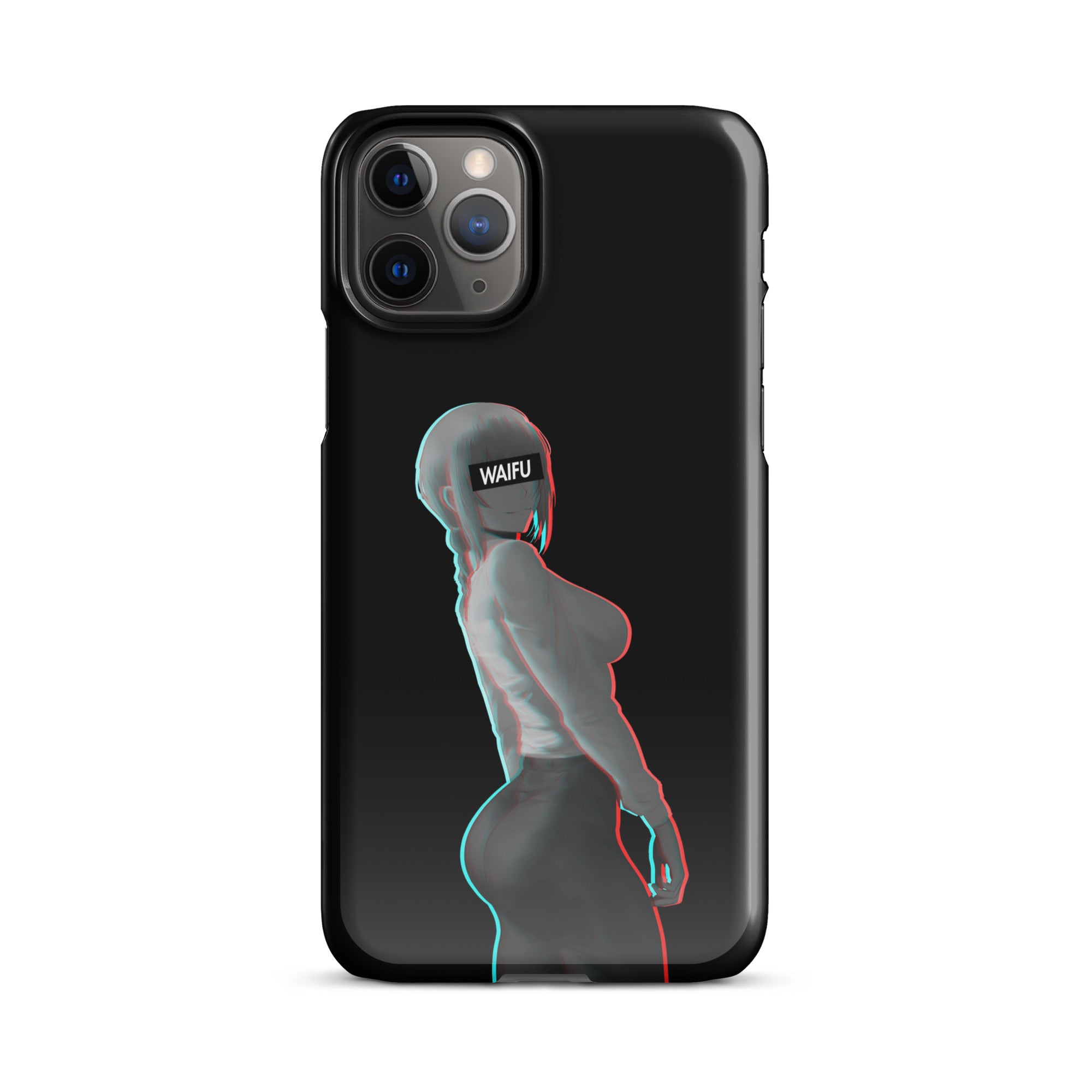 Makima Waifu Material - Black Edition #001 iPhone Premium Case