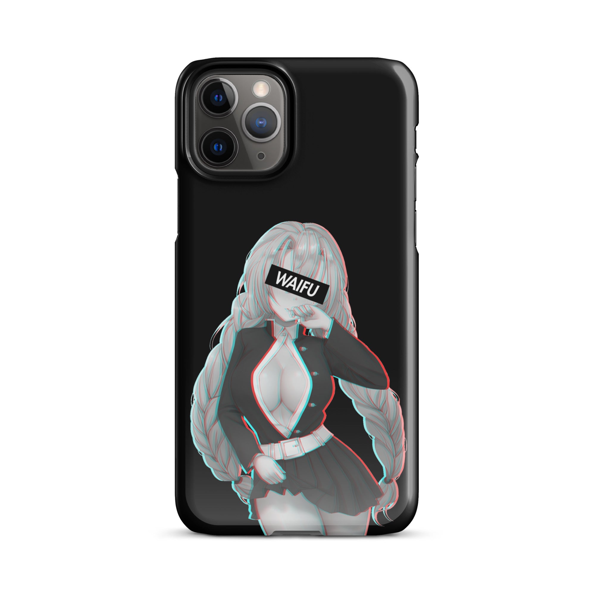Mitsuri Waifu Material - Black Edition #001 iPhone Premium Case