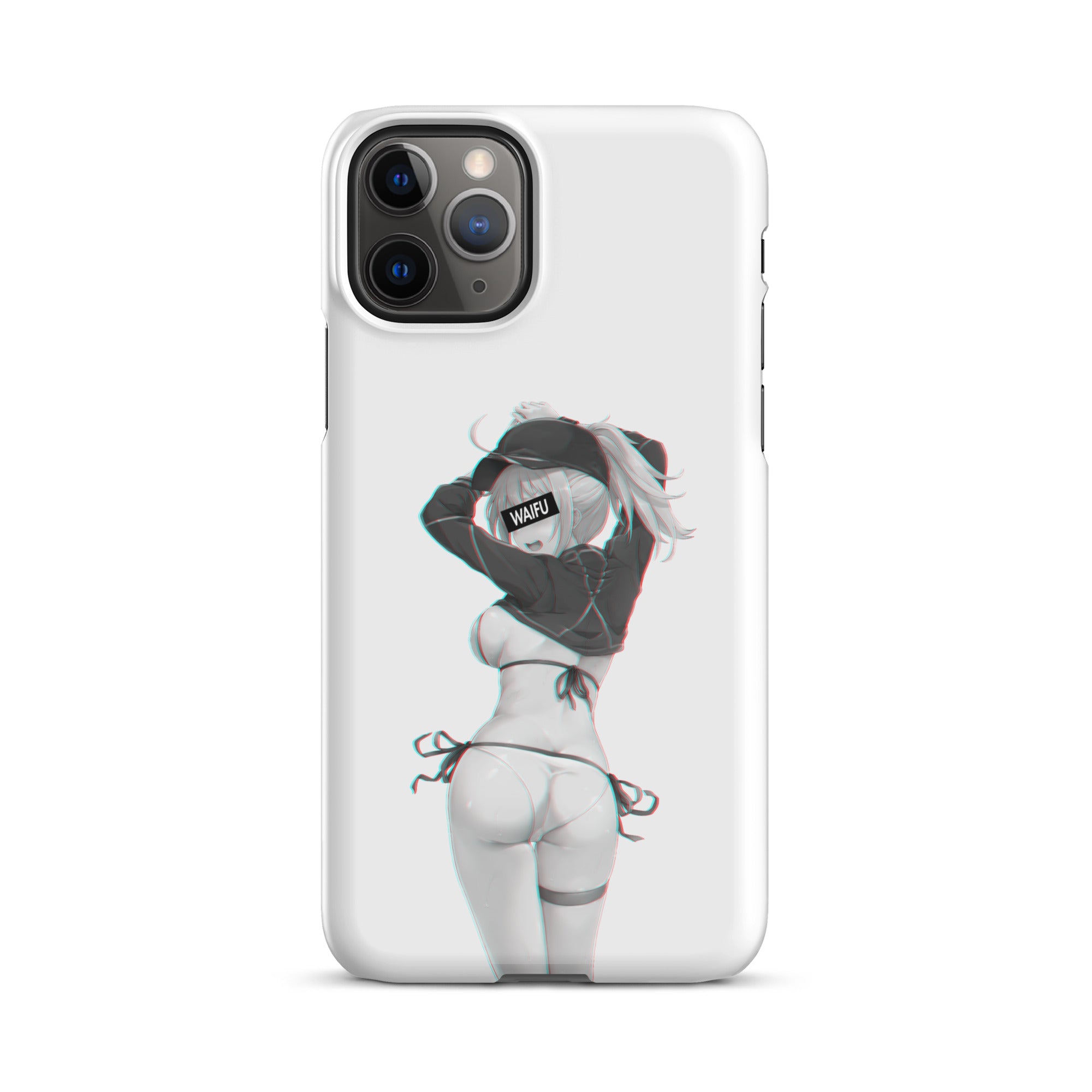 Mysterious Heroine Waifu Material #003 iPhone Premium Case
