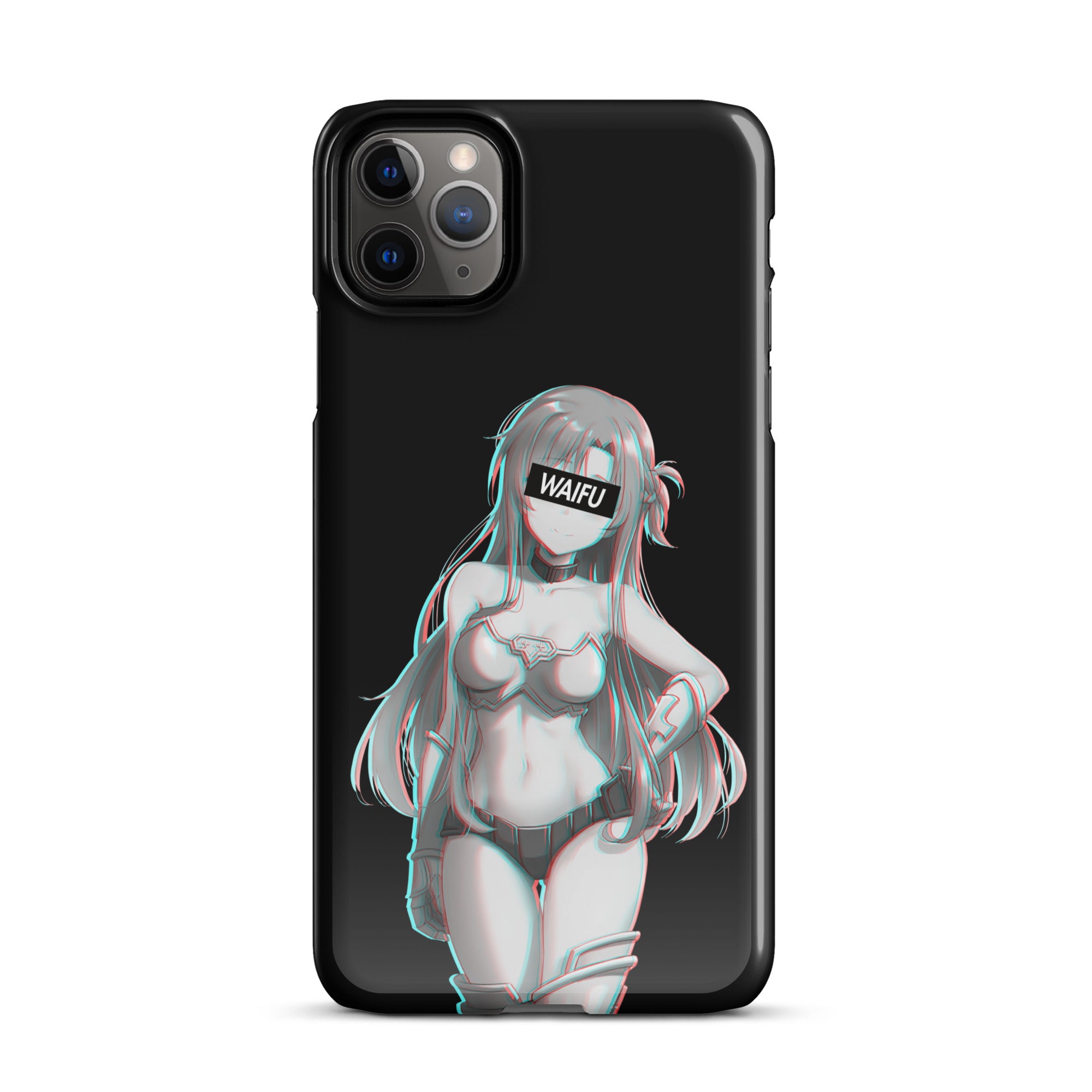 Asuna Waifu Material - Black Edition #001 iPhone Premium Case