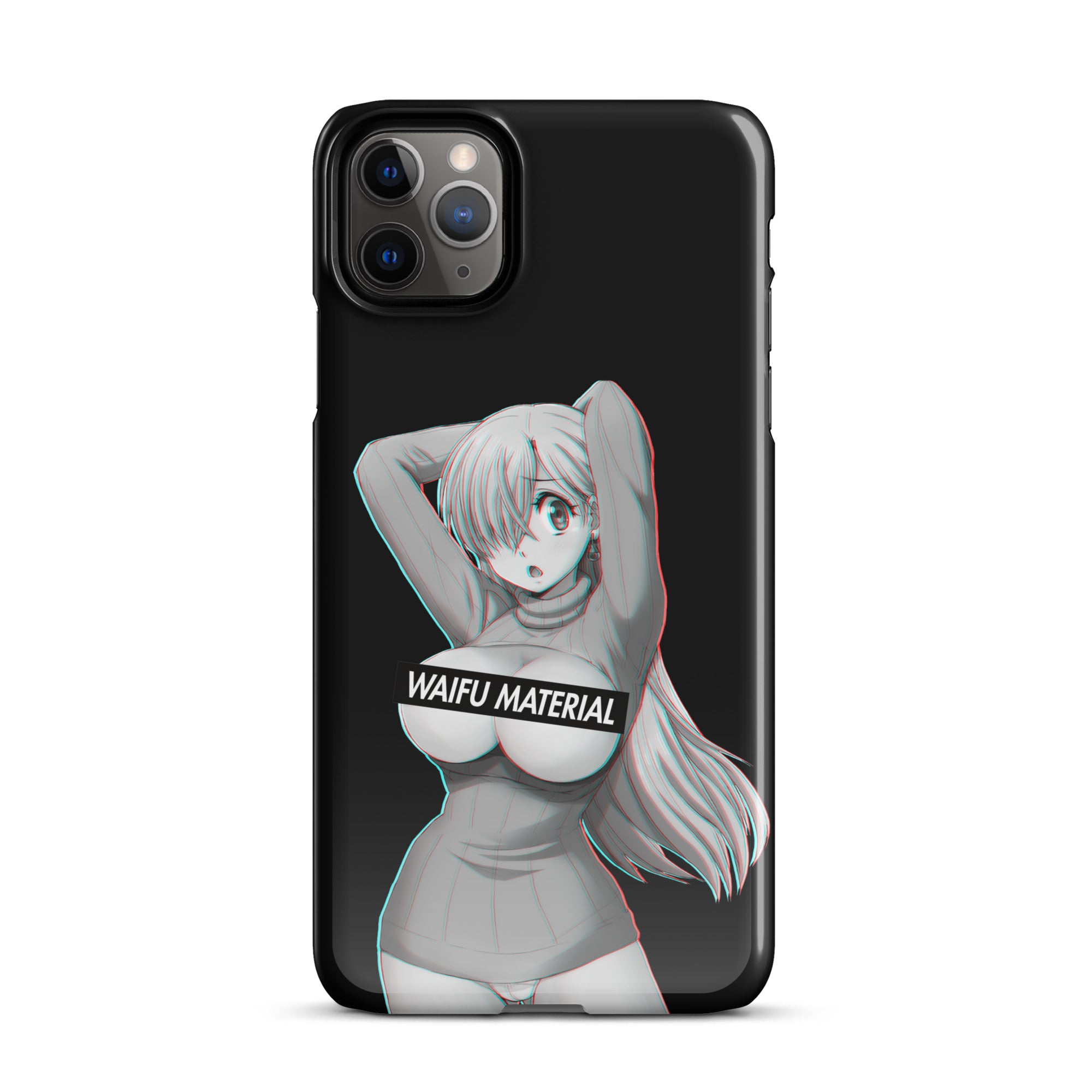 Elizabeth Waifu Material - Black Edition #001 iPhone Premium Case
