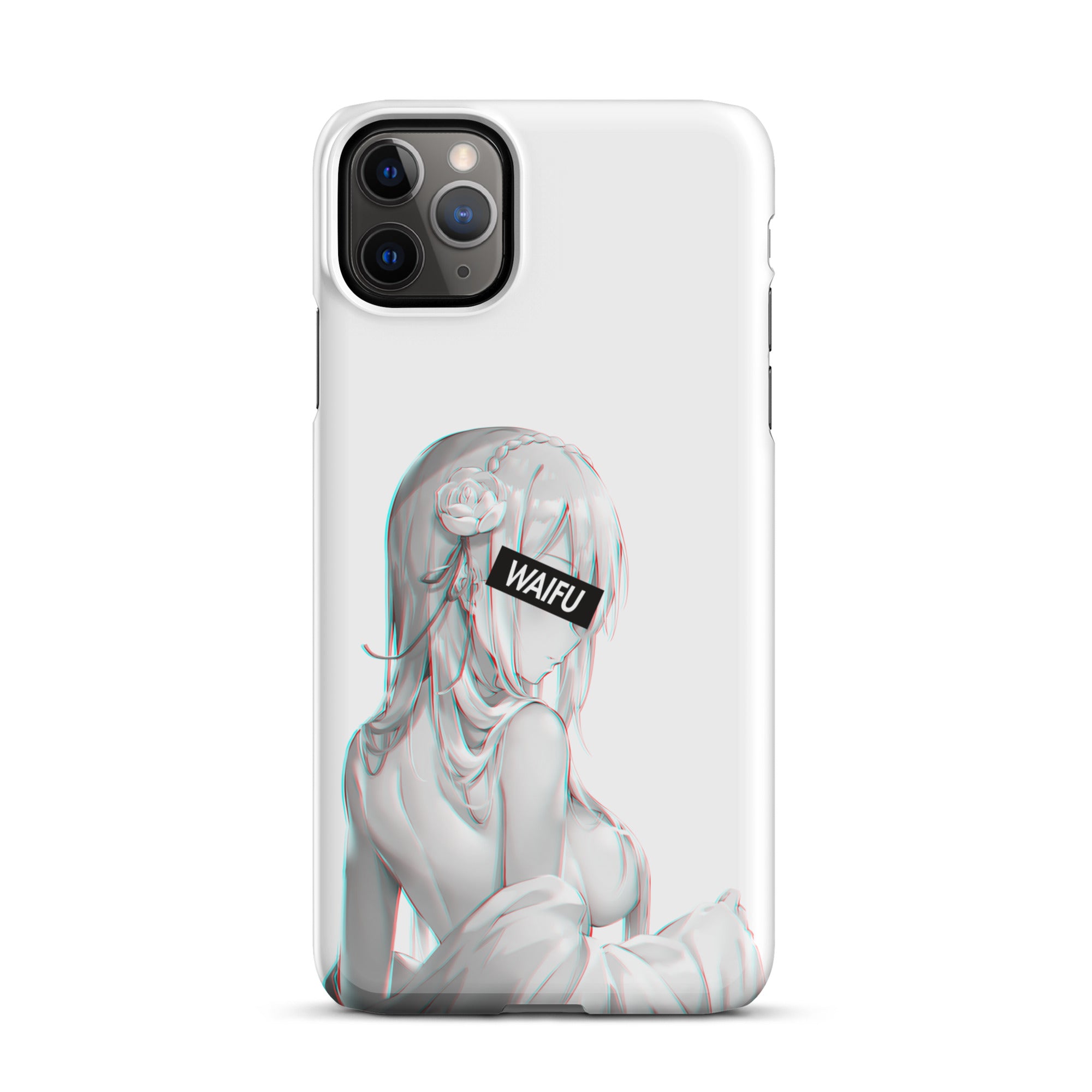 Emilia Waifu Material #001 iPhone Premium Case