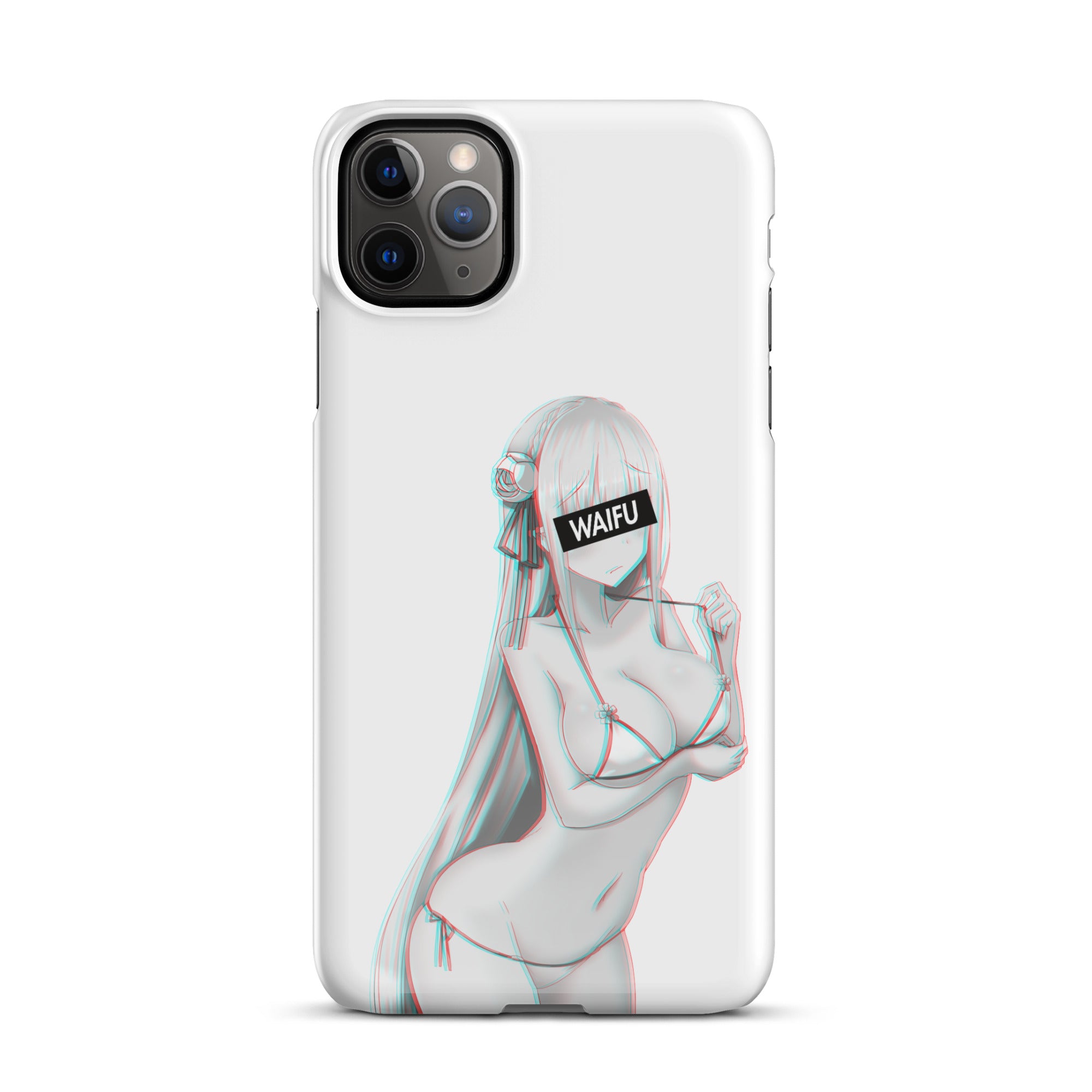 Emilia Waifu Material #002 iPhone Premium Case