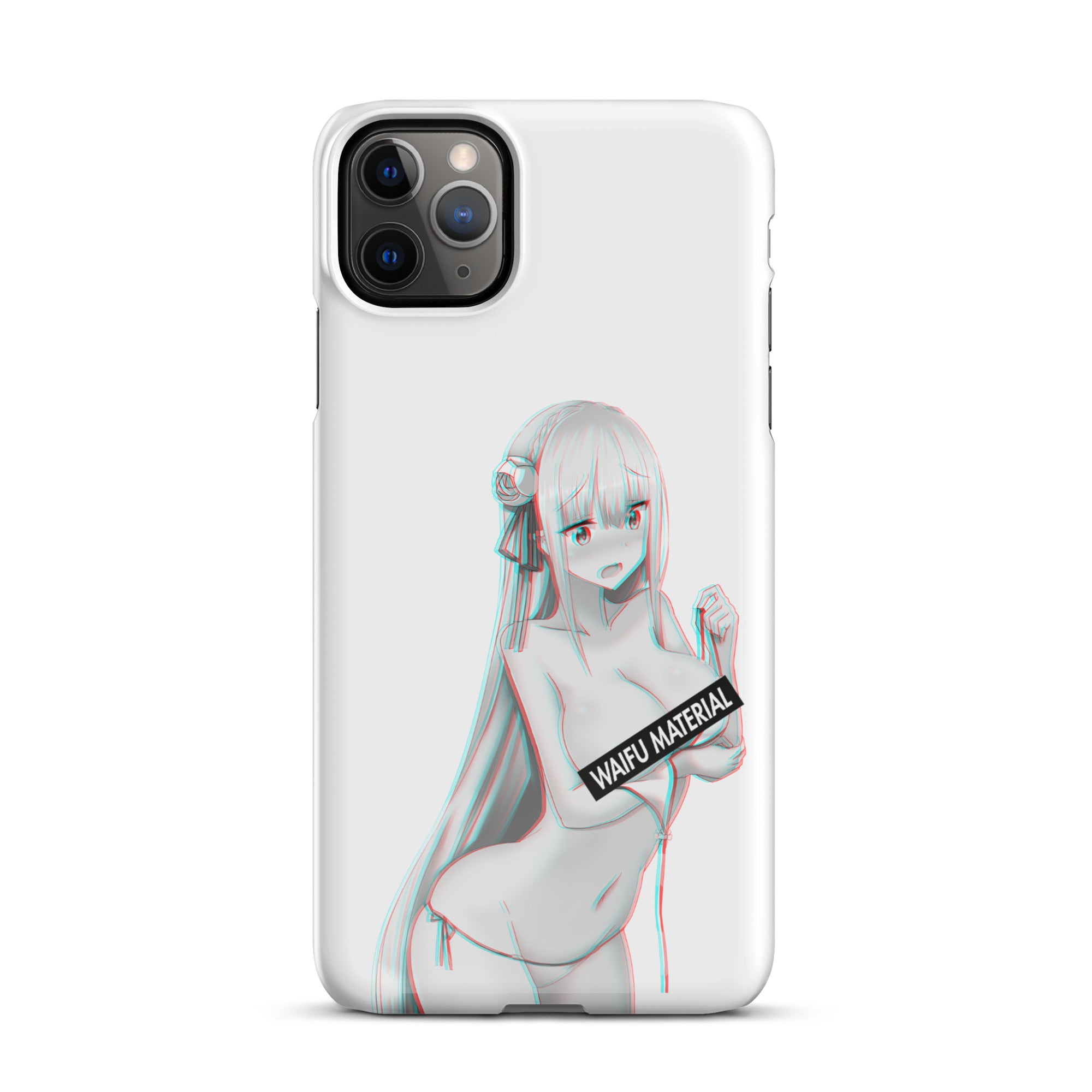 Emilia Waifu Material #003 iPhone Premium Case