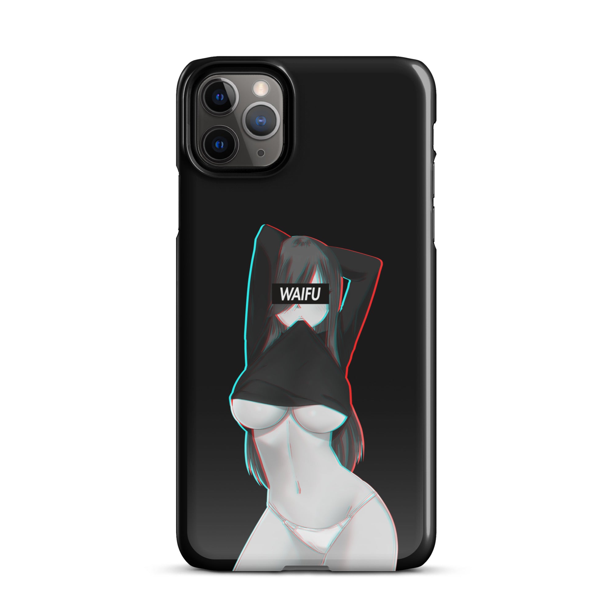 Erza Waifu Material - Black Edition #001 iPhone Premium Case