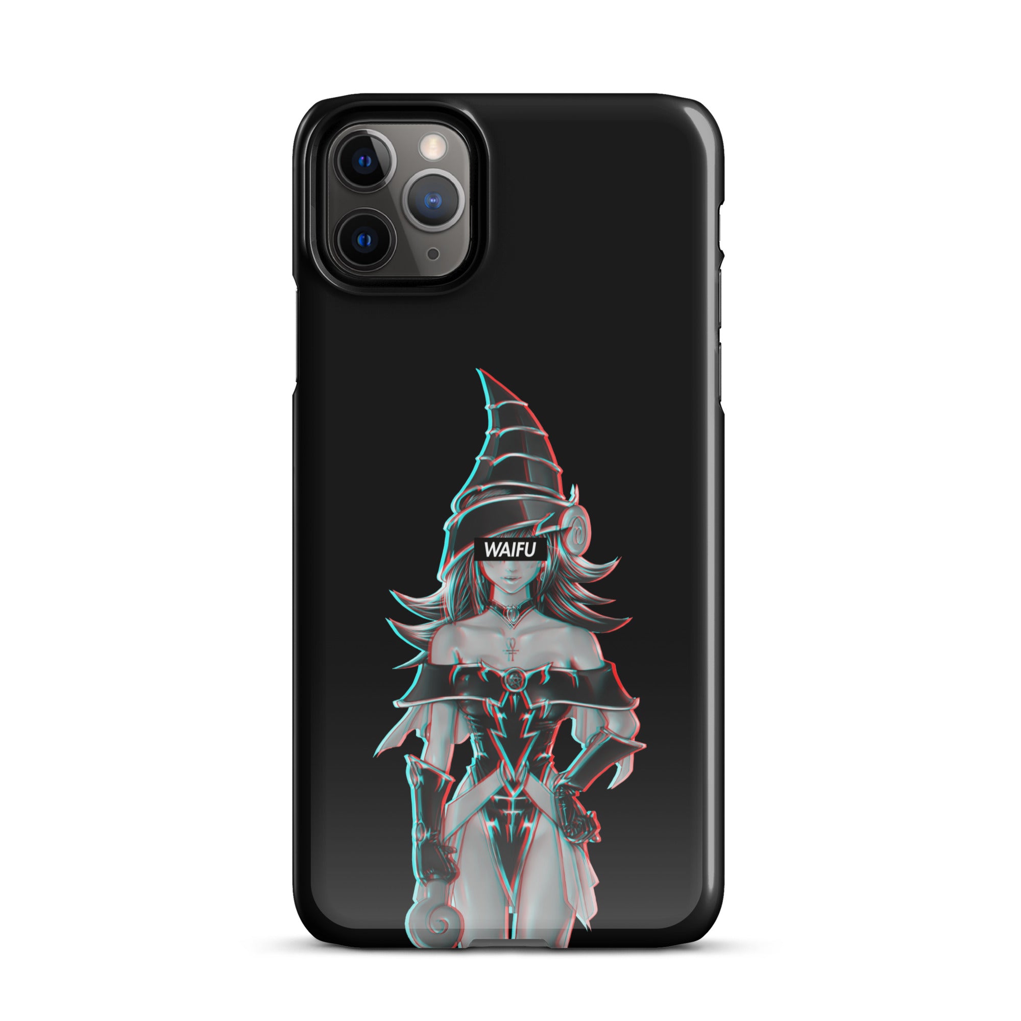 Magical Gal Waifu Material - Black Edition #001 iPhone Premium Case