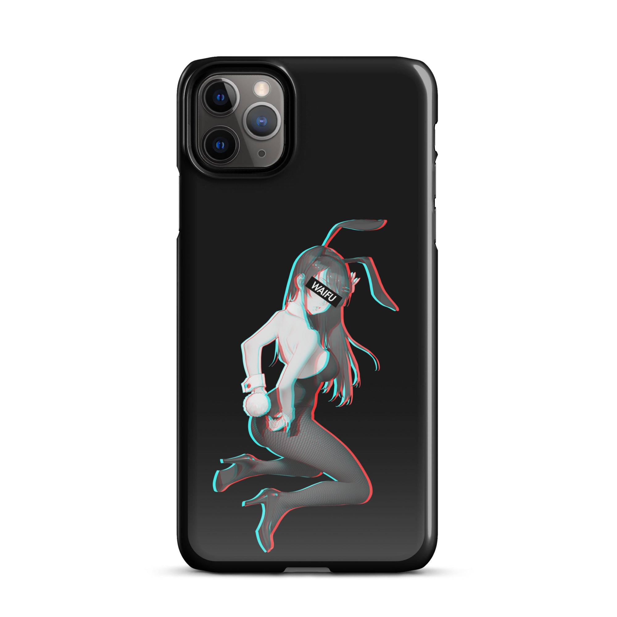 Mai Waifu Material - Black Edition #001 iPhone Premium Case