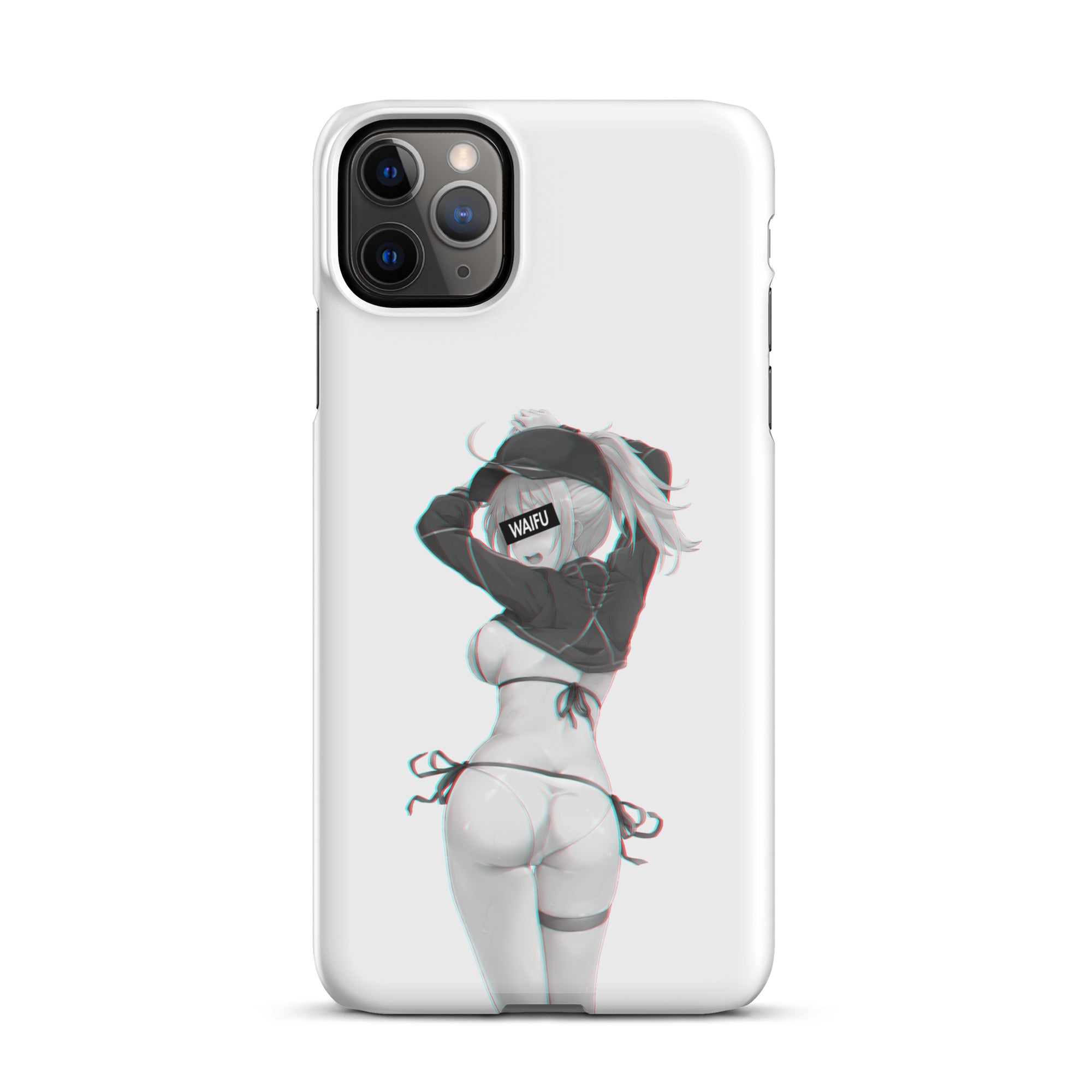 Mysterious Heroine Waifu Material #003 iPhone Premium Case
