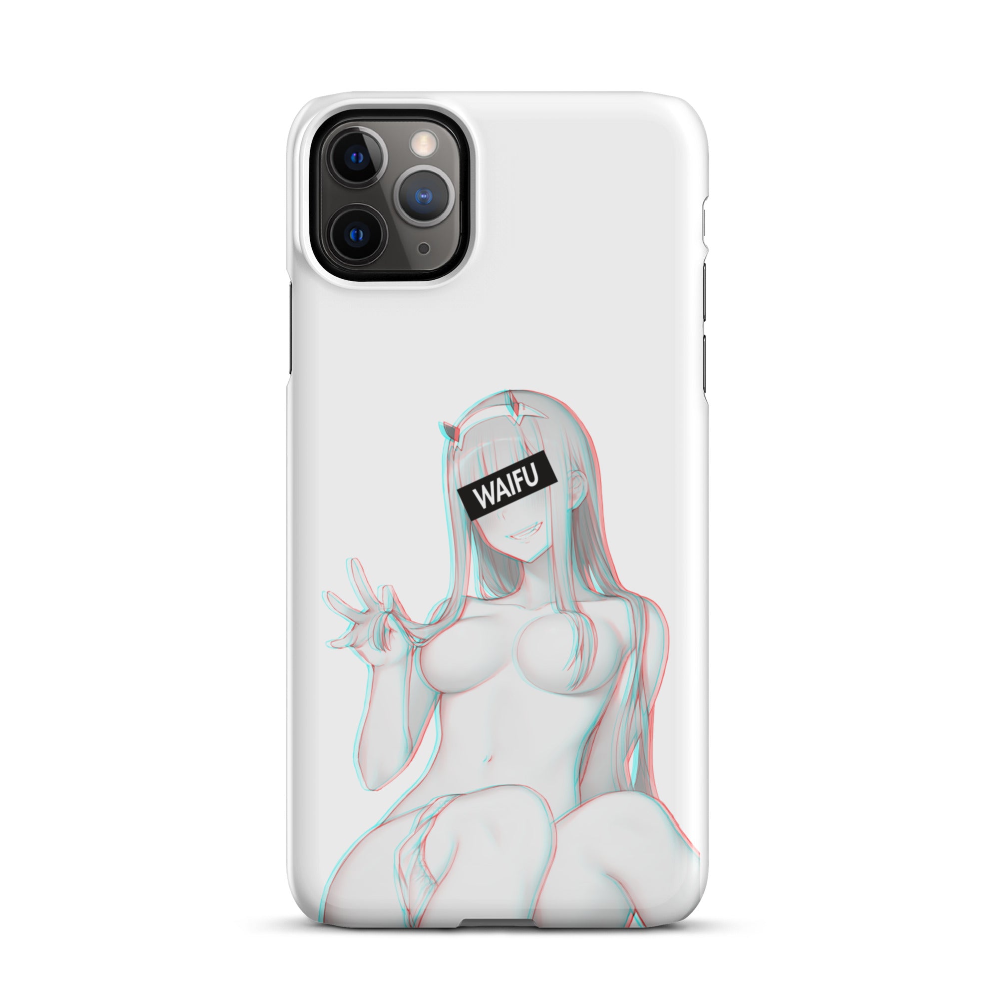 Zero Two Waifu Material #006 iPhone Premium Case