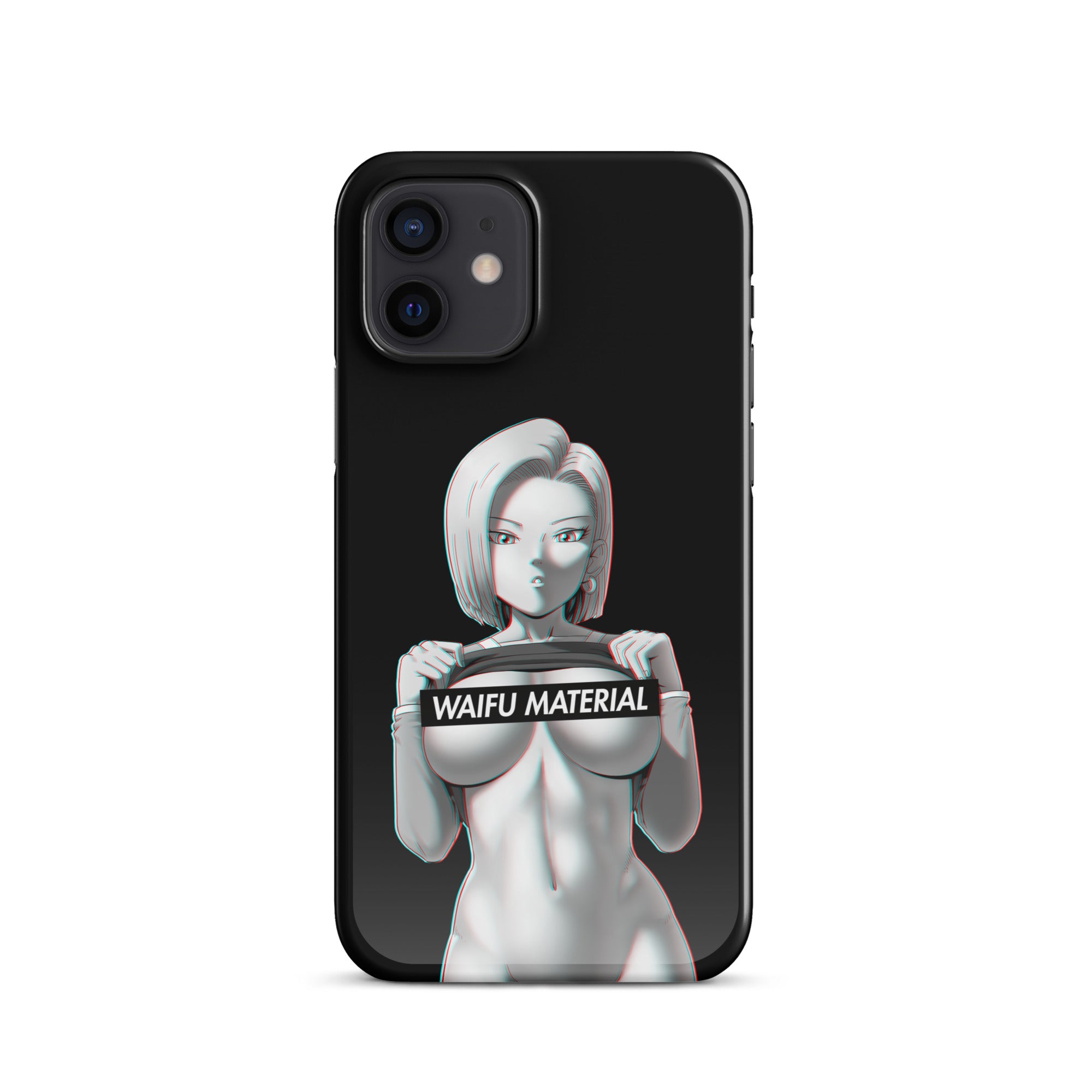 C18 Waifu Material - Black Edition #001 iPhone Premium Case