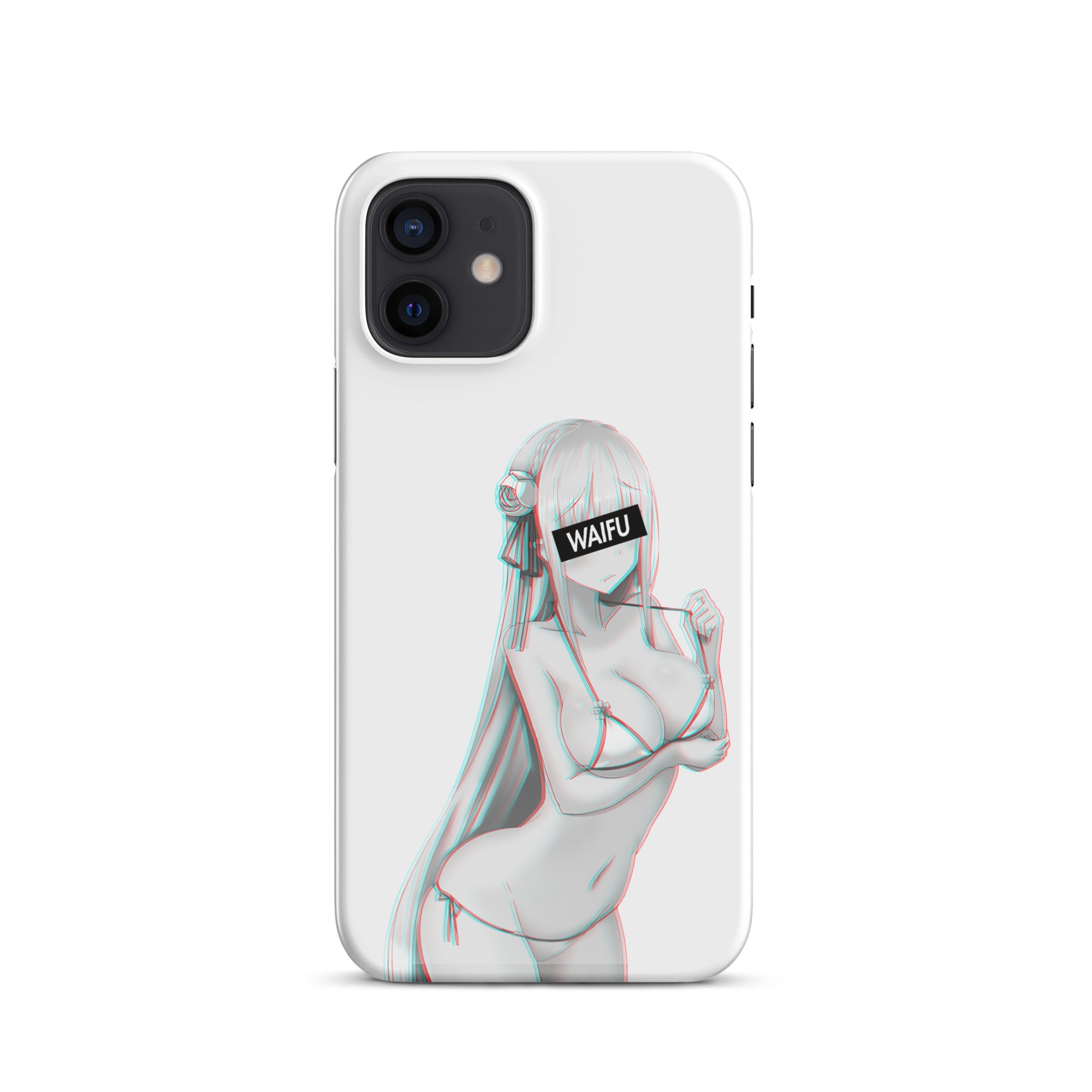 Emilia Waifu Material #002 iPhone Premium Case
