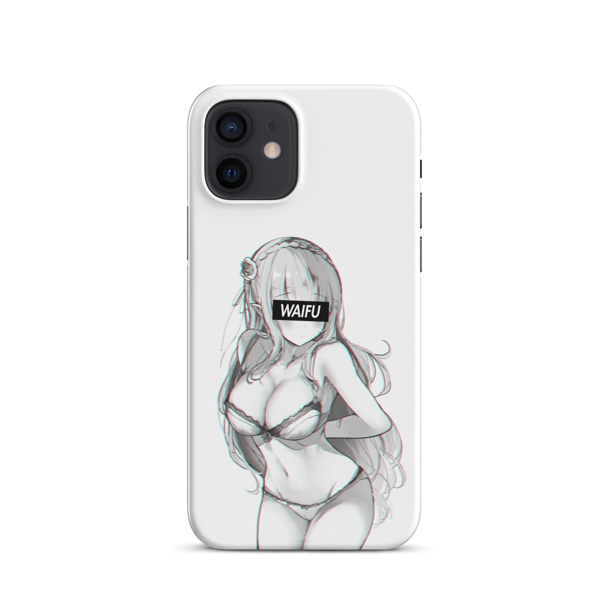 Emilia Waifu Material #004 iPhone Premium Case