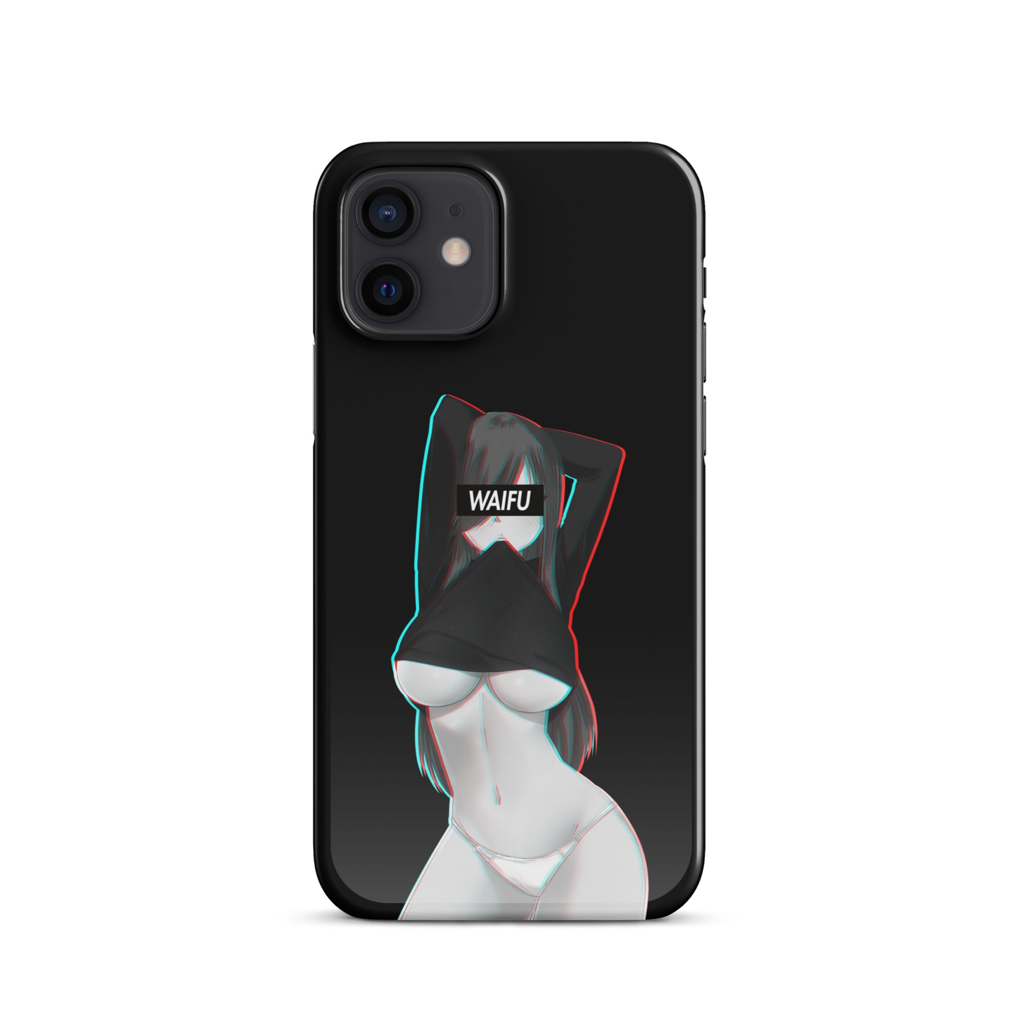 Erza Waifu Material - Black Edition #001 iPhone Premium Case