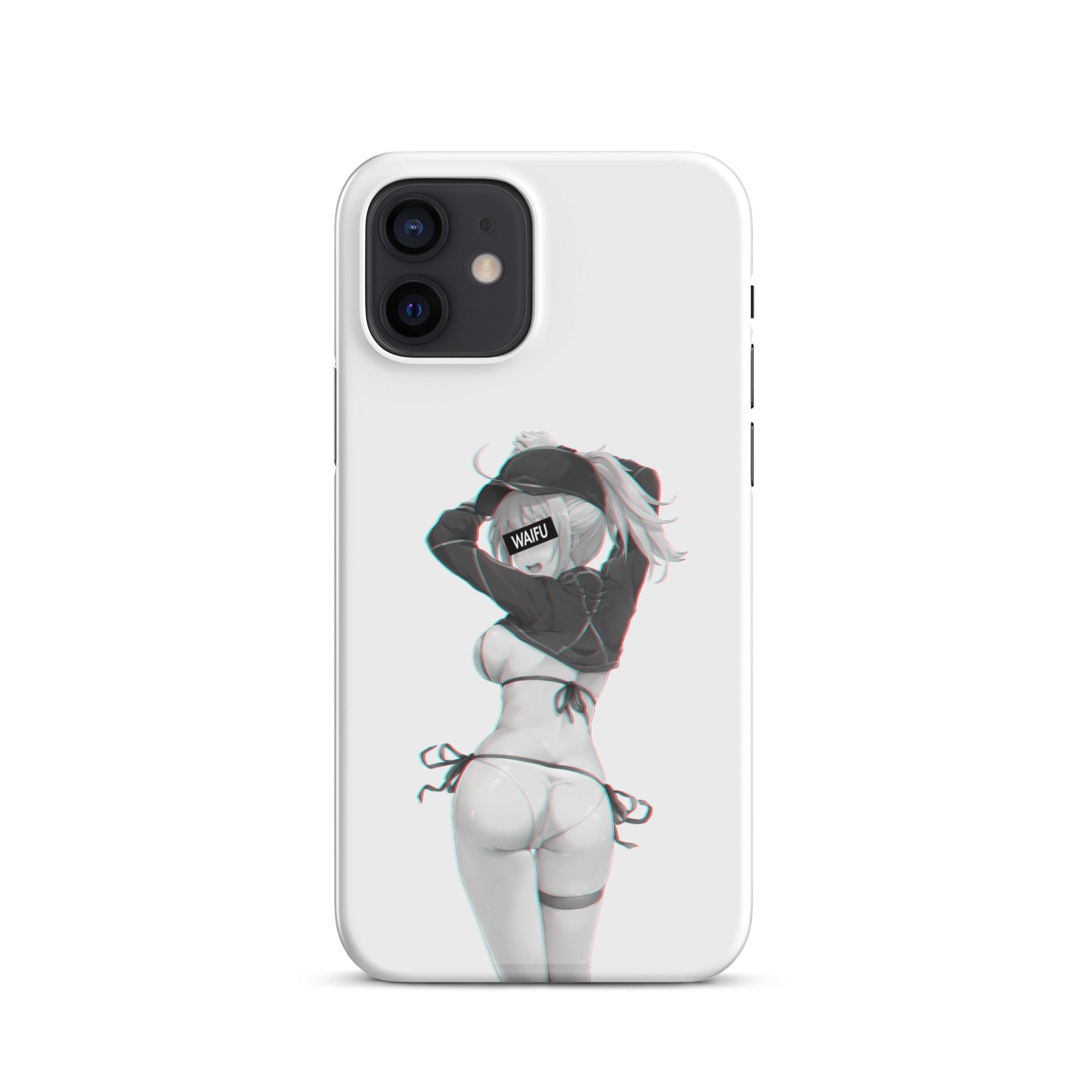 Mysterious Heroine Waifu Material #003 iPhone Premium Case