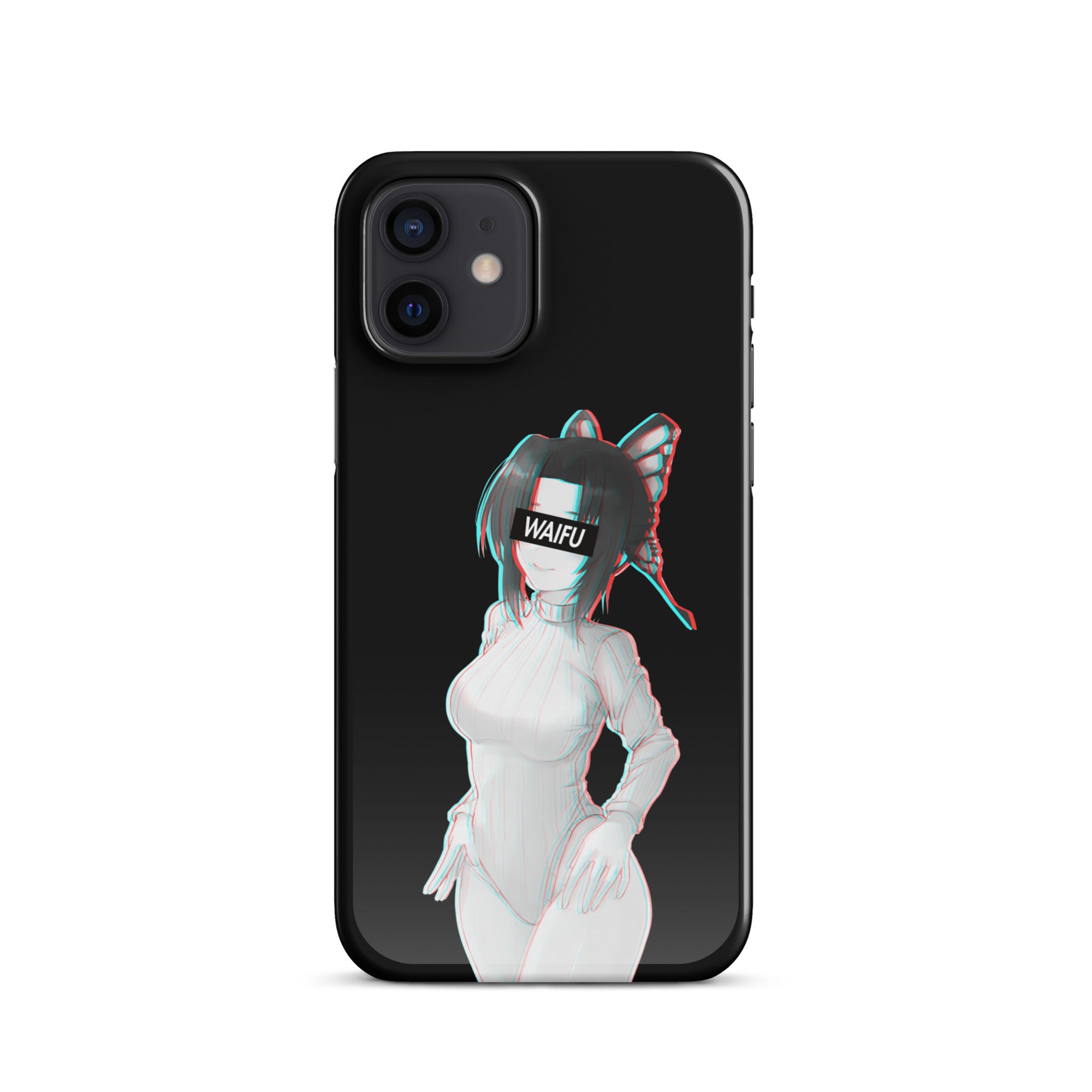 Shinobu Waifu Material - Black Edition #002 iPhone Premium Case