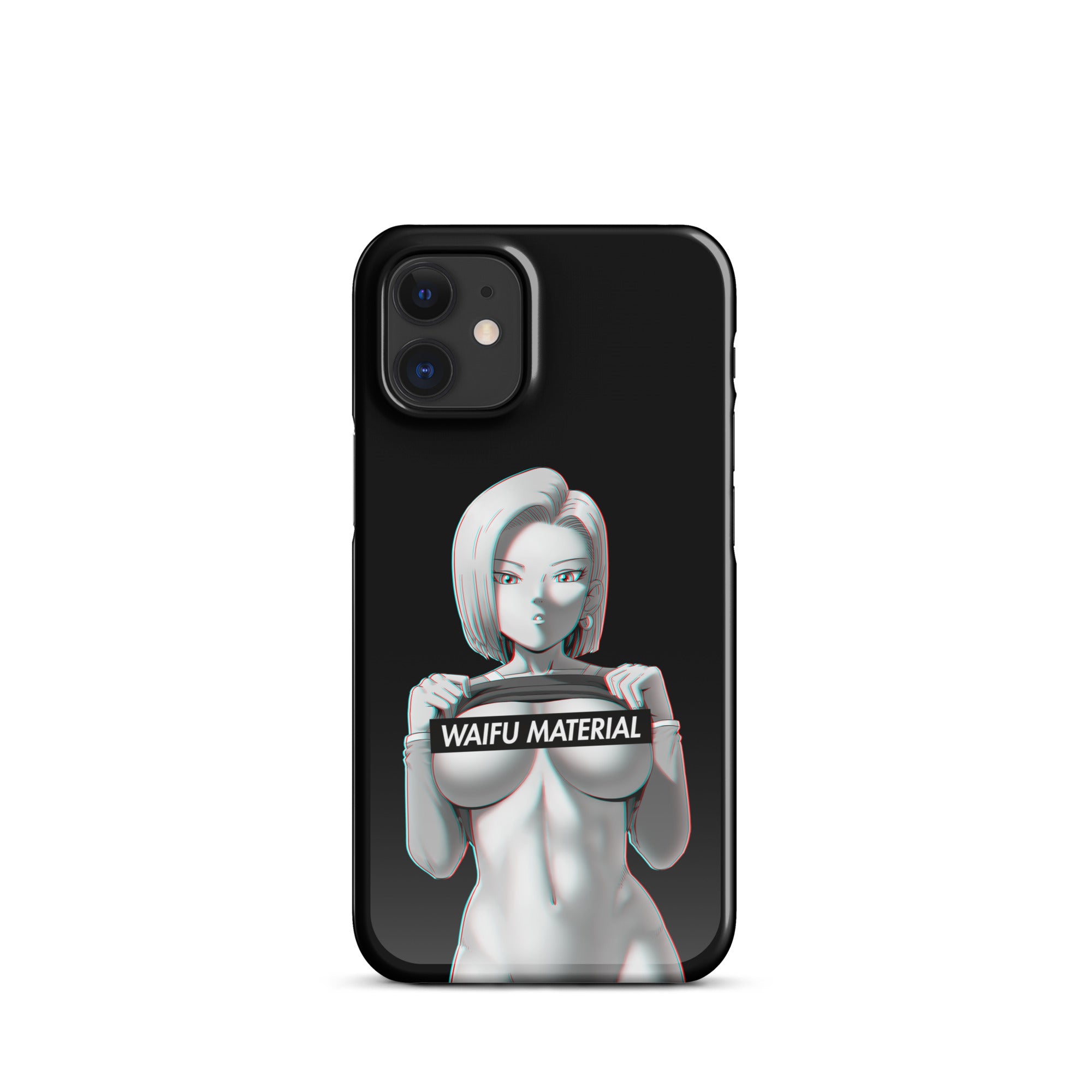 C18 Waifu Material - Black Edition #001 iPhone Premium Case