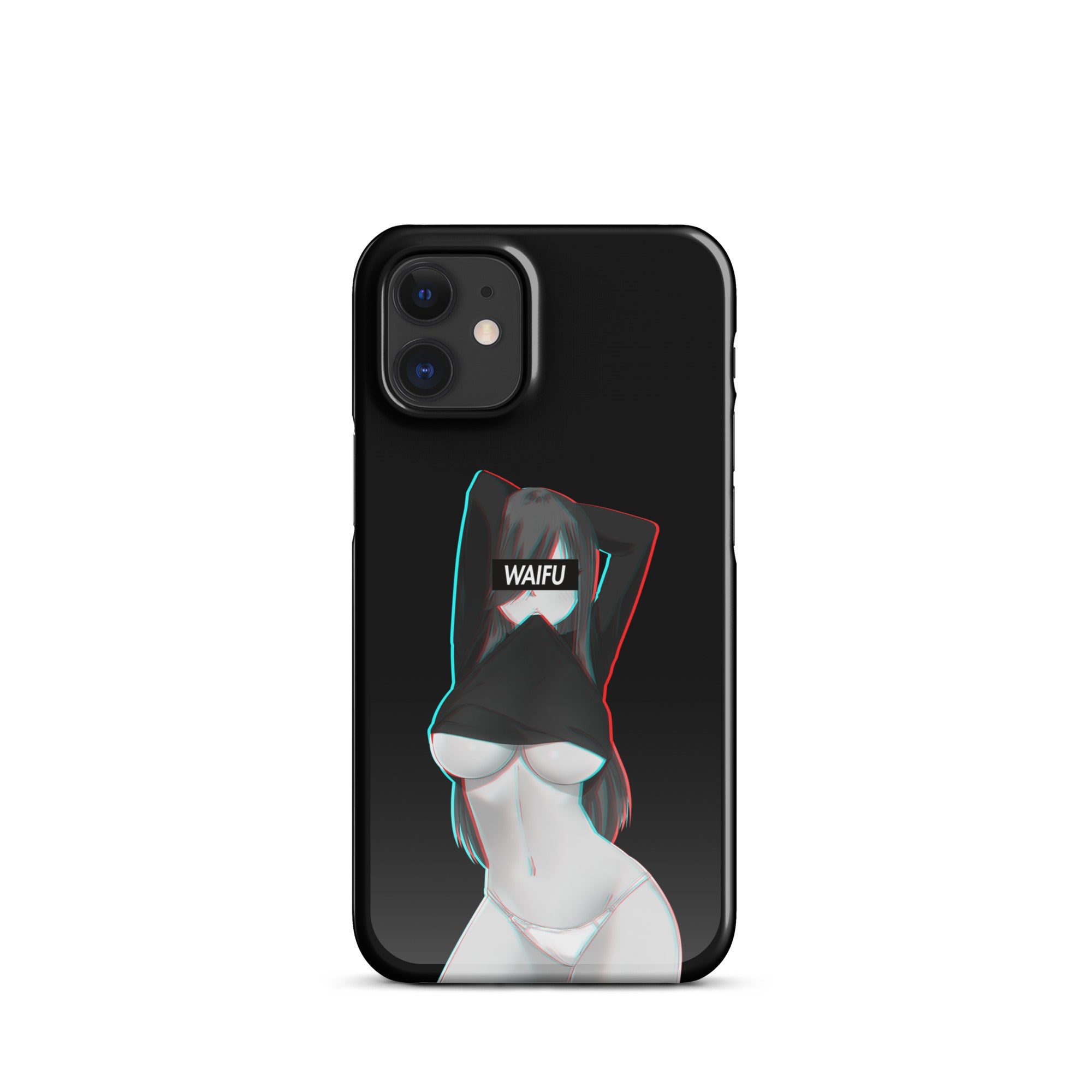 Erza Waifu Material - Black Edition #001 iPhone Premium Case