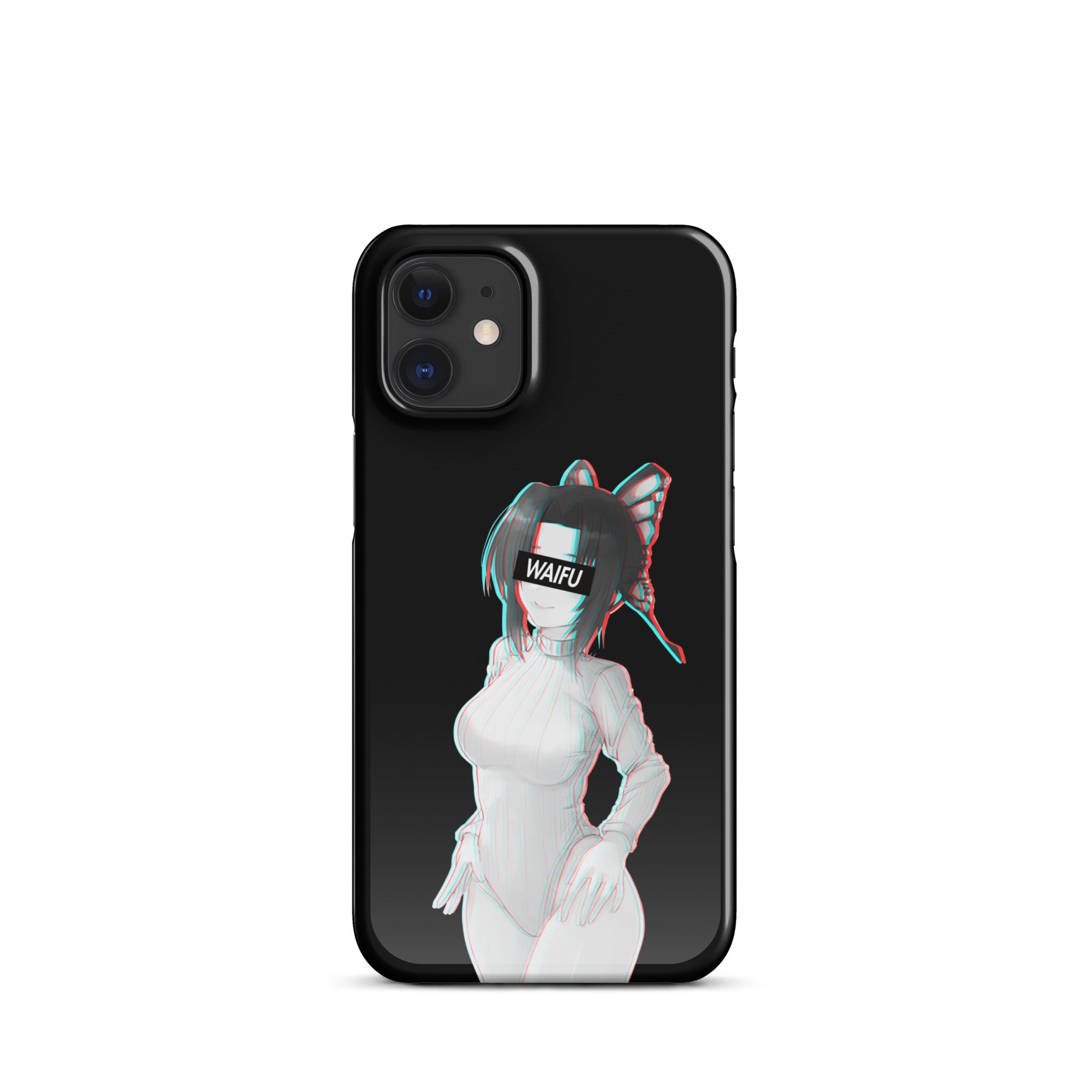 Shinobu Waifu Material - Black Edition #002 iPhone Premium Case