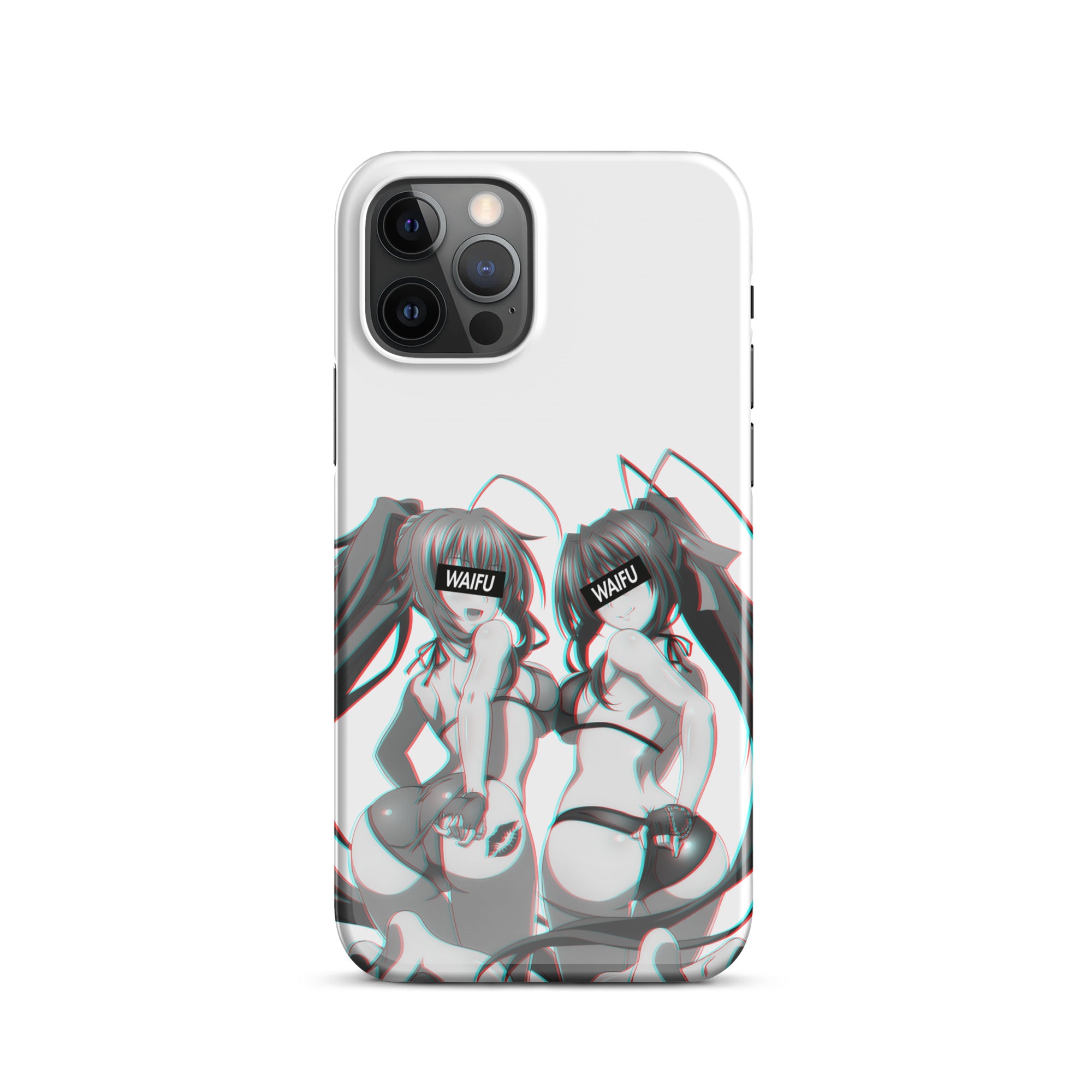 Akeno & Rias Waifu Material #001 iPhone Premium Case