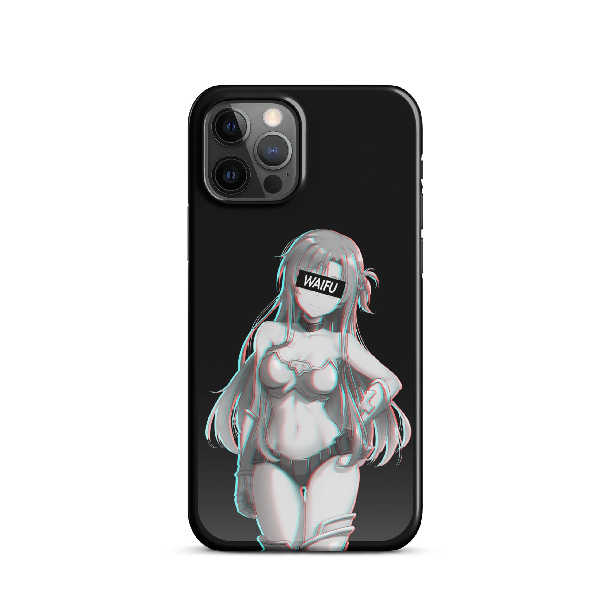 Asuna Waifu Material - Black Edition #001 iPhone Premium Case