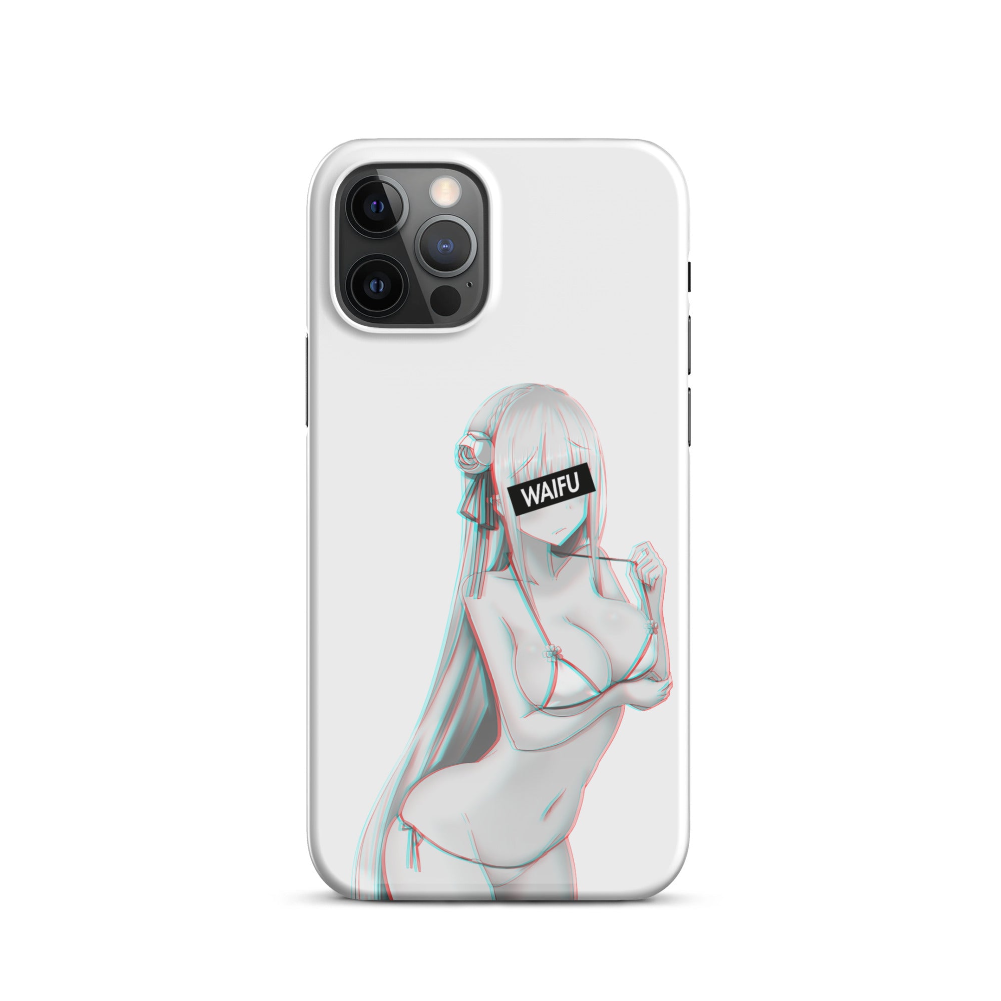 Emilia Waifu Material #002 iPhone Premium Case
