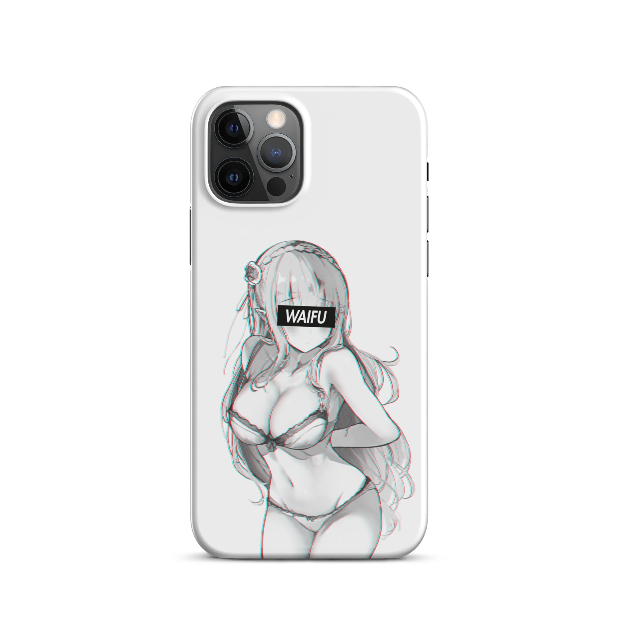 Emilia Waifu Material #004 iPhone Premium Case