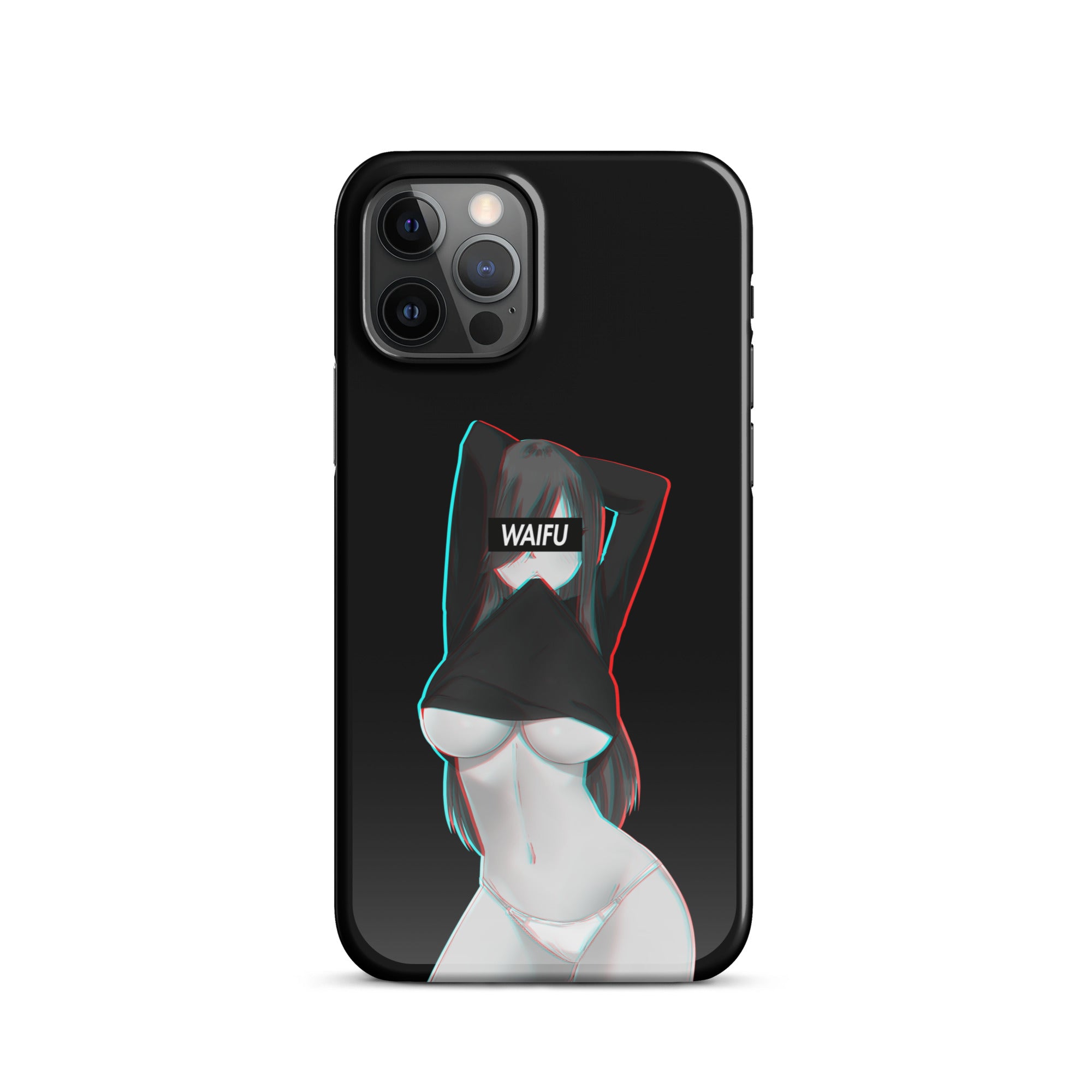 Erza Waifu Material - Black Edition #001 iPhone Premium Case