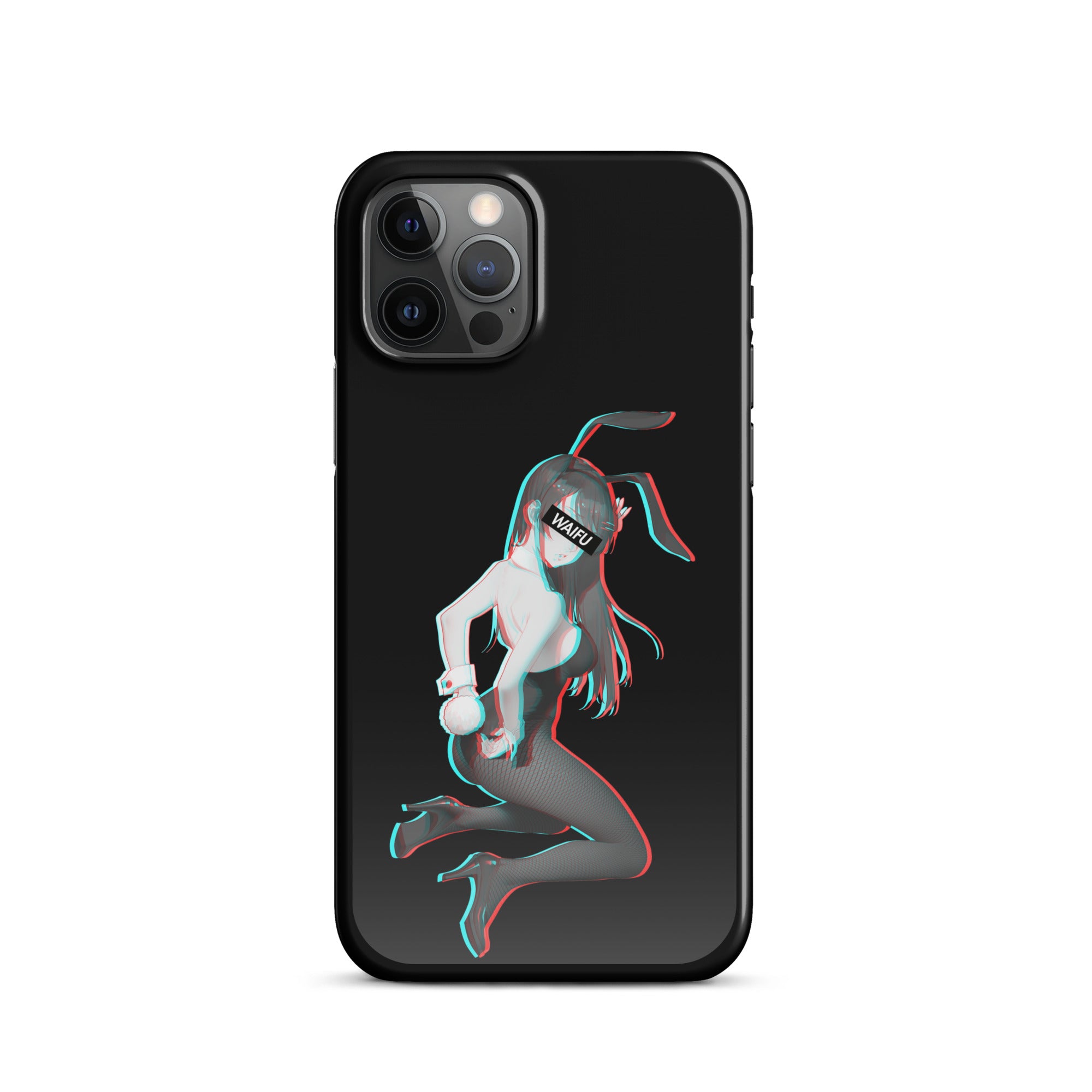 Mai Waifu Material - Black Edition #001 iPhone Premium Case