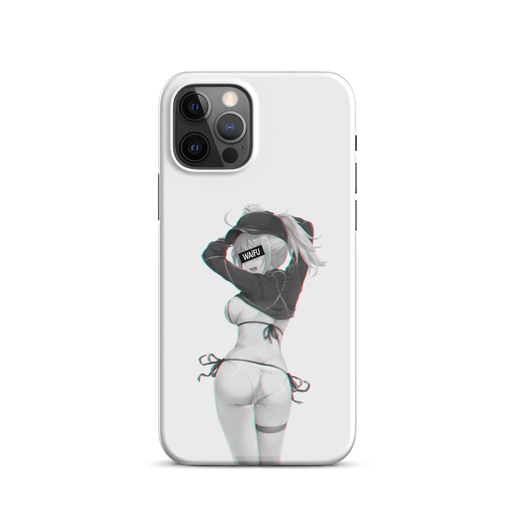 Mysterious Heroine Waifu Material #003 iPhone Premium Case