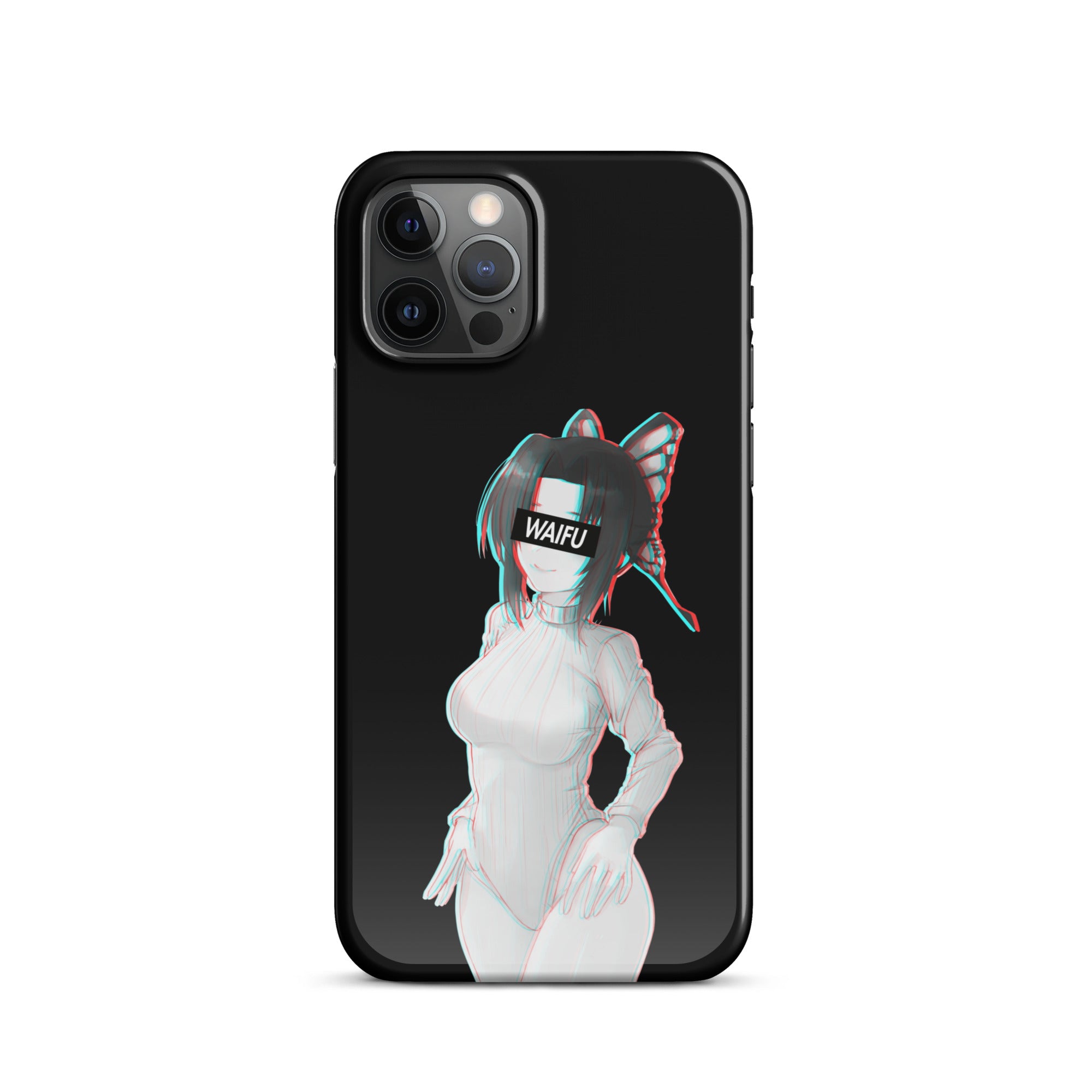 Shinobu Waifu Material - Black Edition #002 iPhone Premium Case