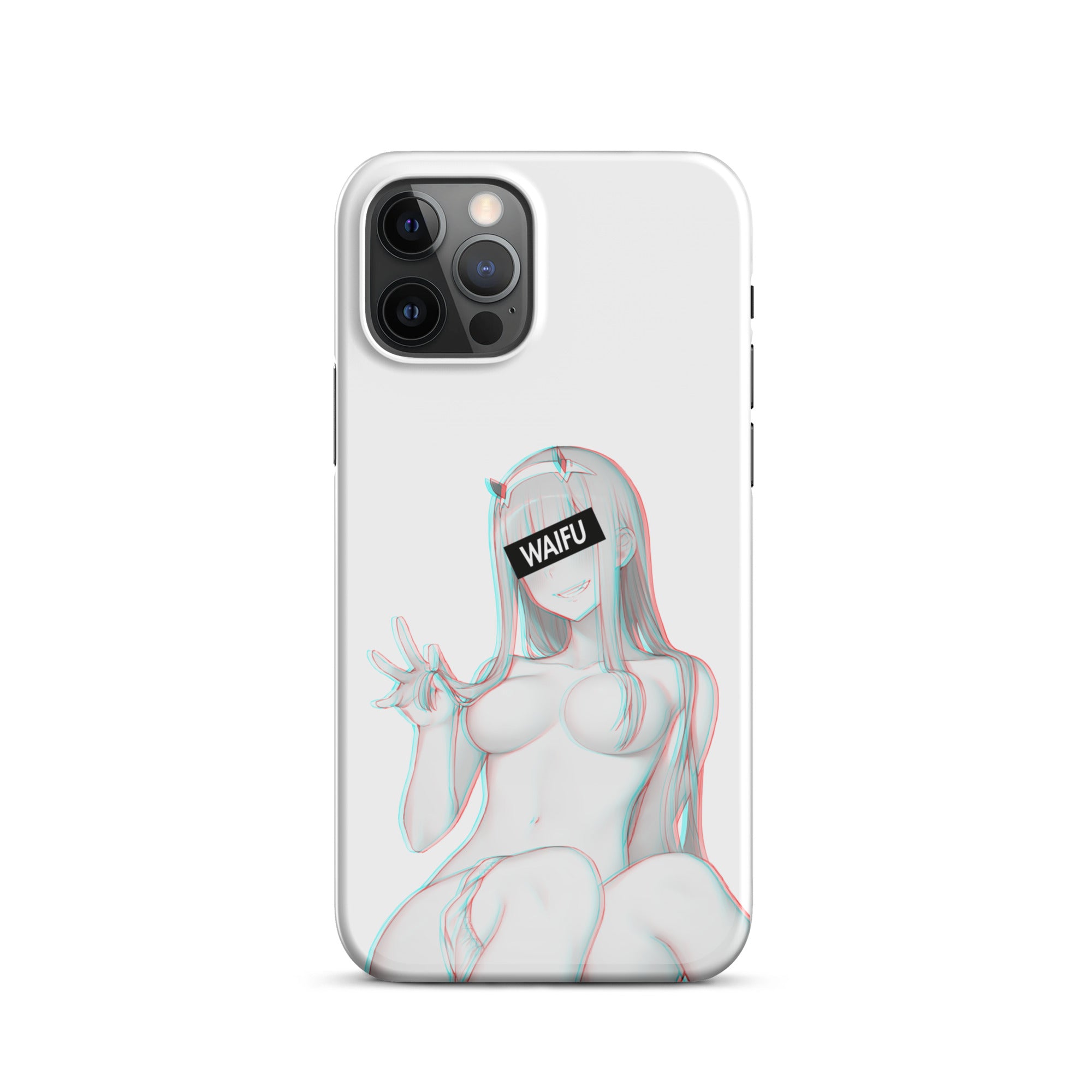 Zero Two Waifu Material #006 iPhone Premium Case