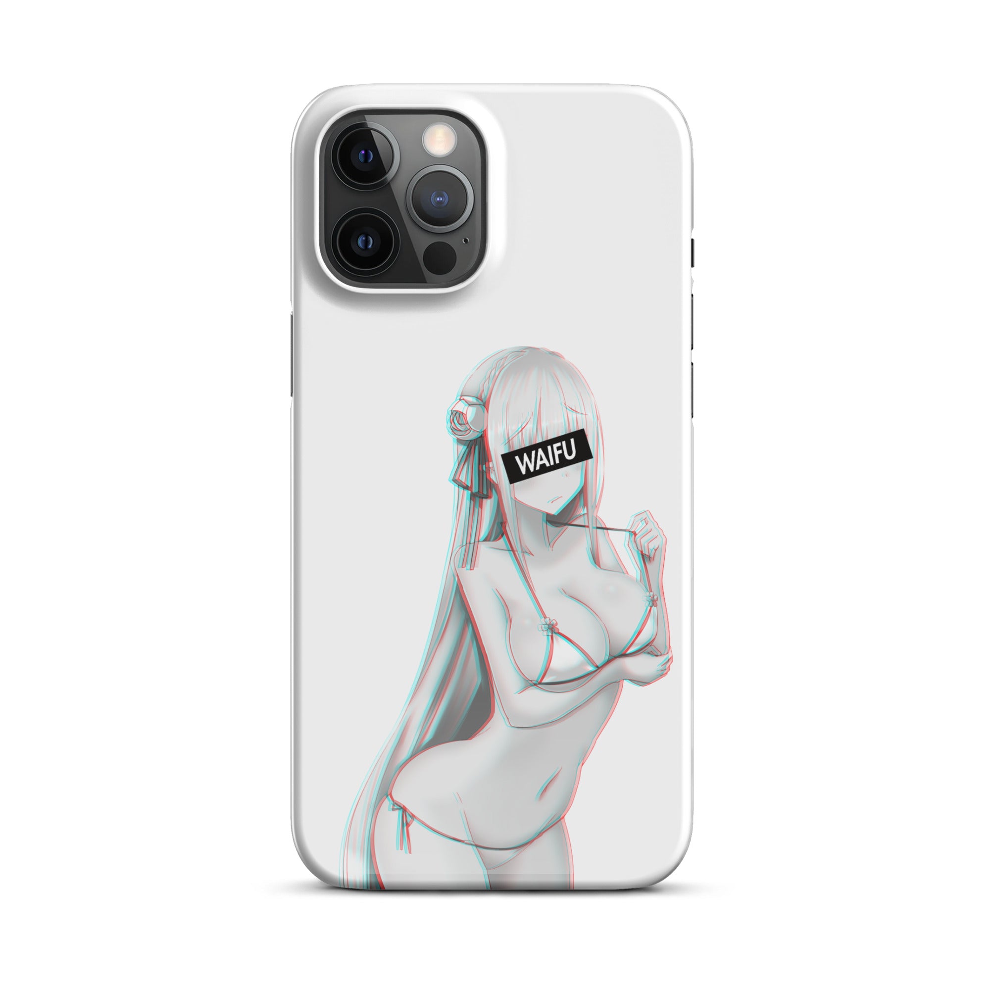 Emilia Waifu Material #002 iPhone Premium Case
