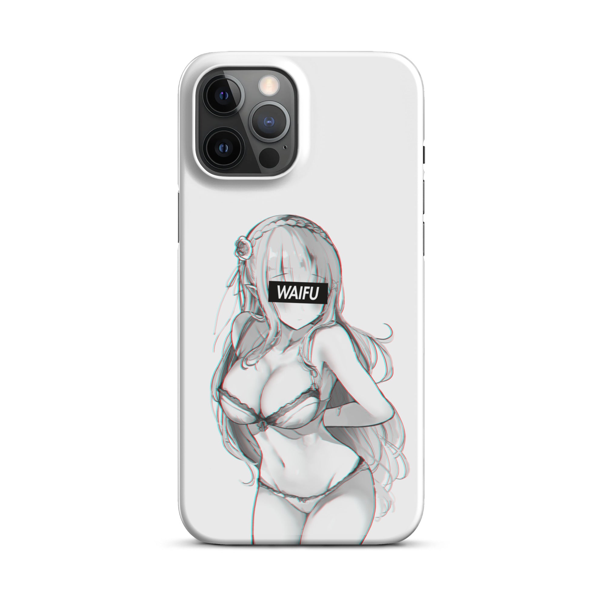 Emilia Waifu Material #004 iPhone Premium Case