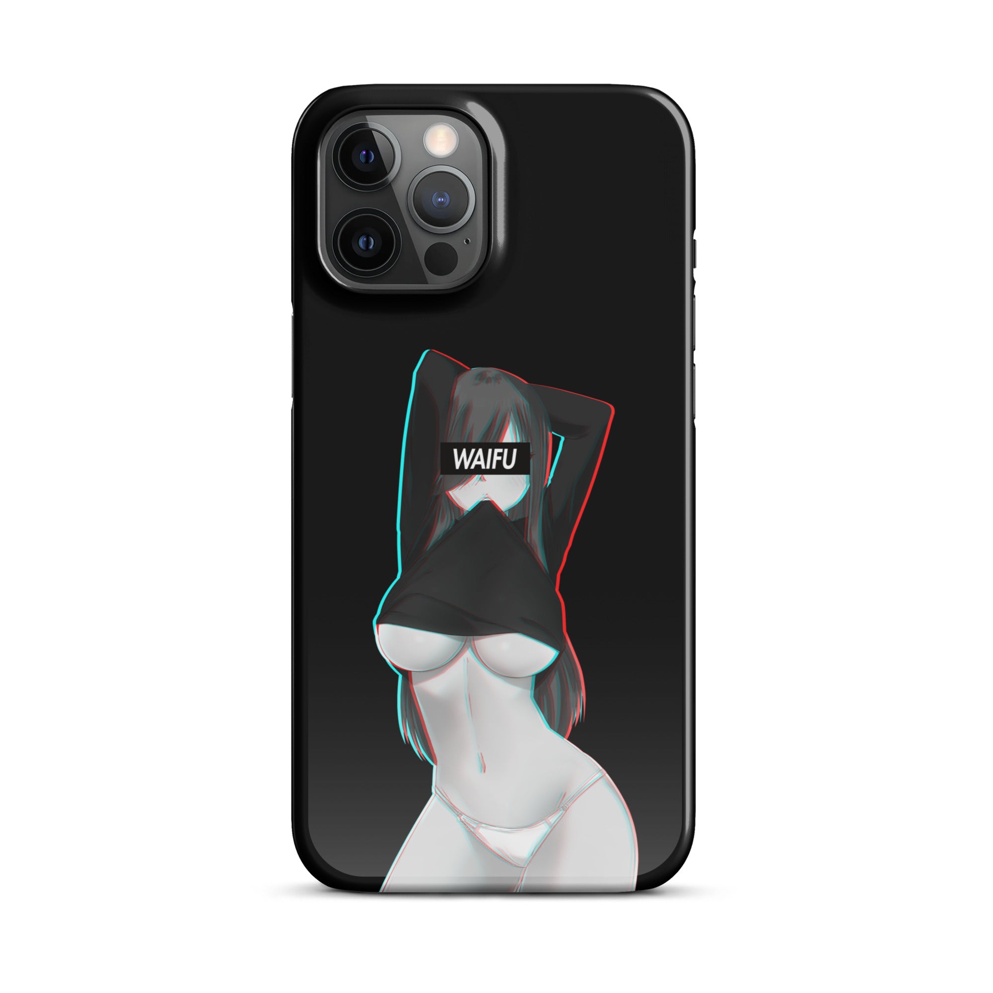 Erza Waifu Material - Black Edition #001 iPhone Premium Case