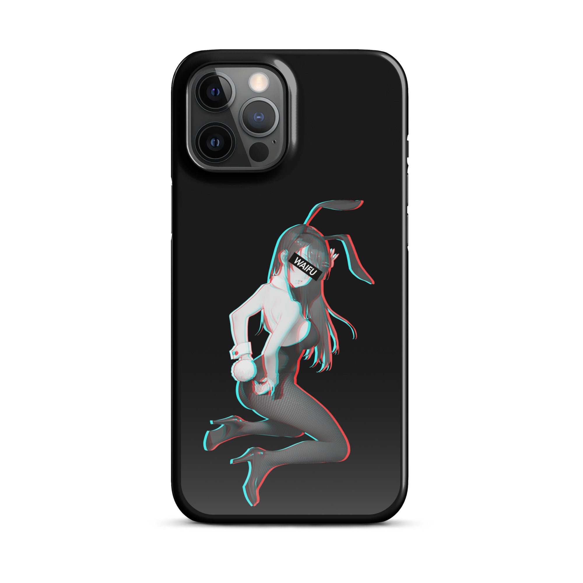 Mai Waifu Material - Black Edition #001 iPhone Premium Case