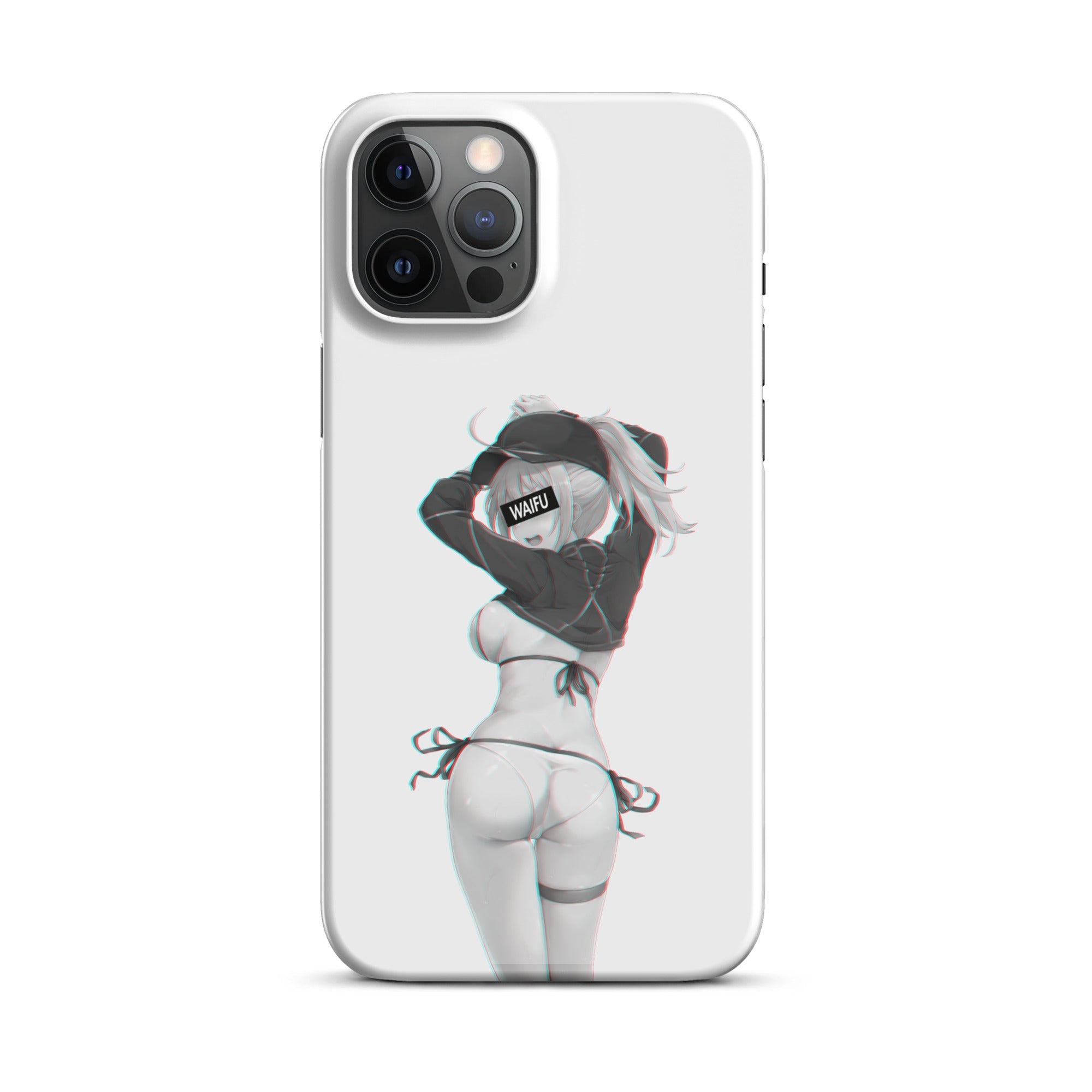 Mysterious Heroine Waifu Material #003 iPhone Premium Case
